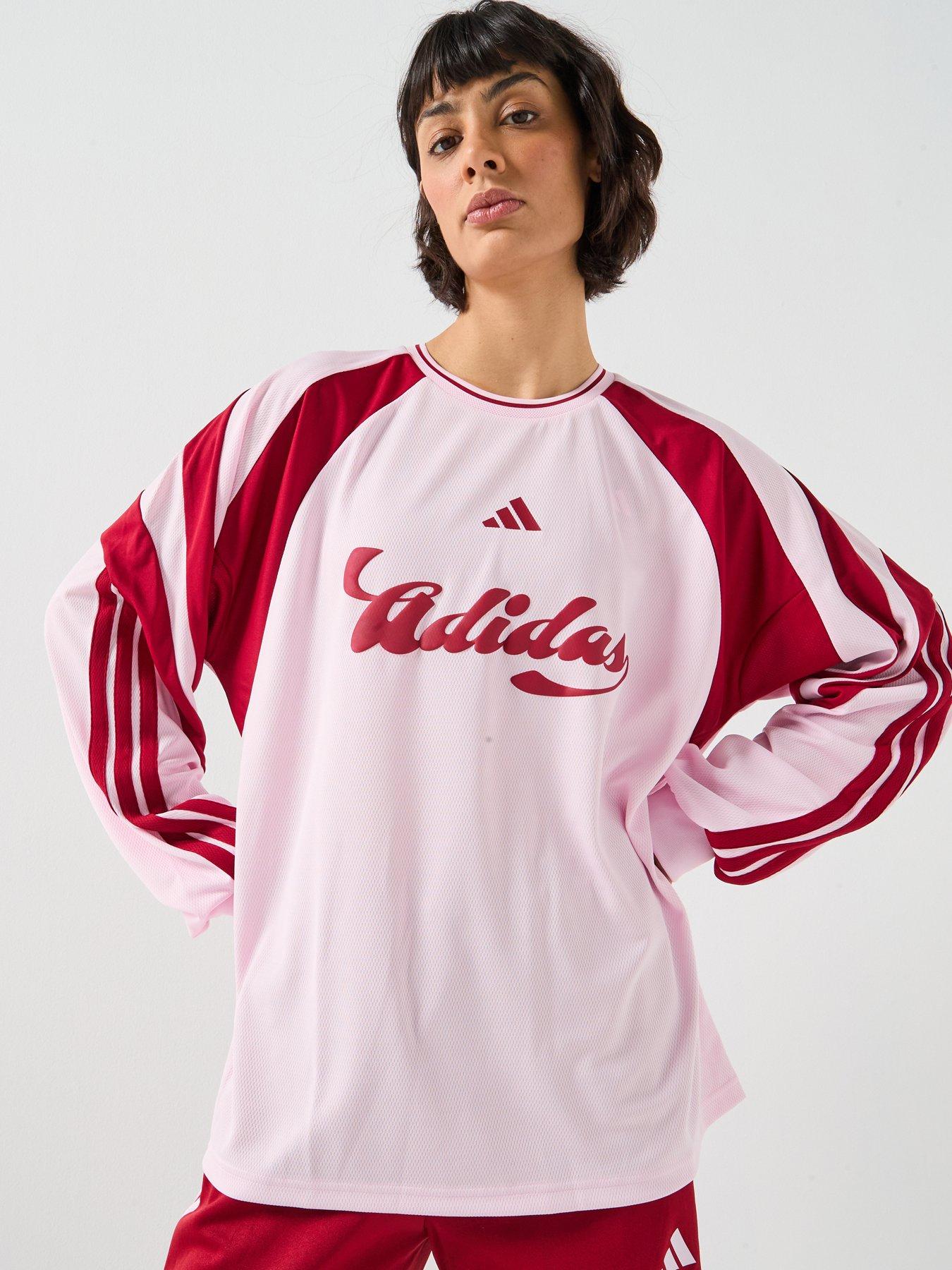 adidas Sportswear Women's House Of Tiro Long Sleeve Jersey - Pink