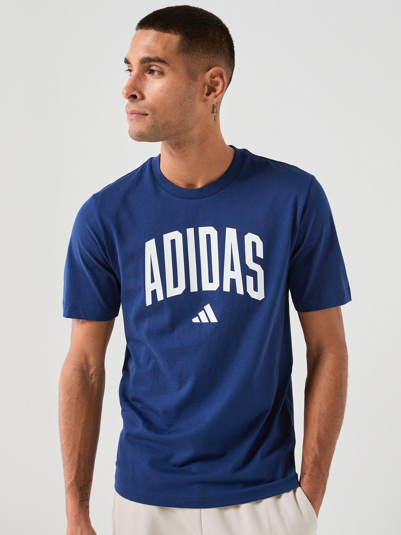 adidas Sportswear Men's Collegiate Lineage Graphic T-Shirt - Blue