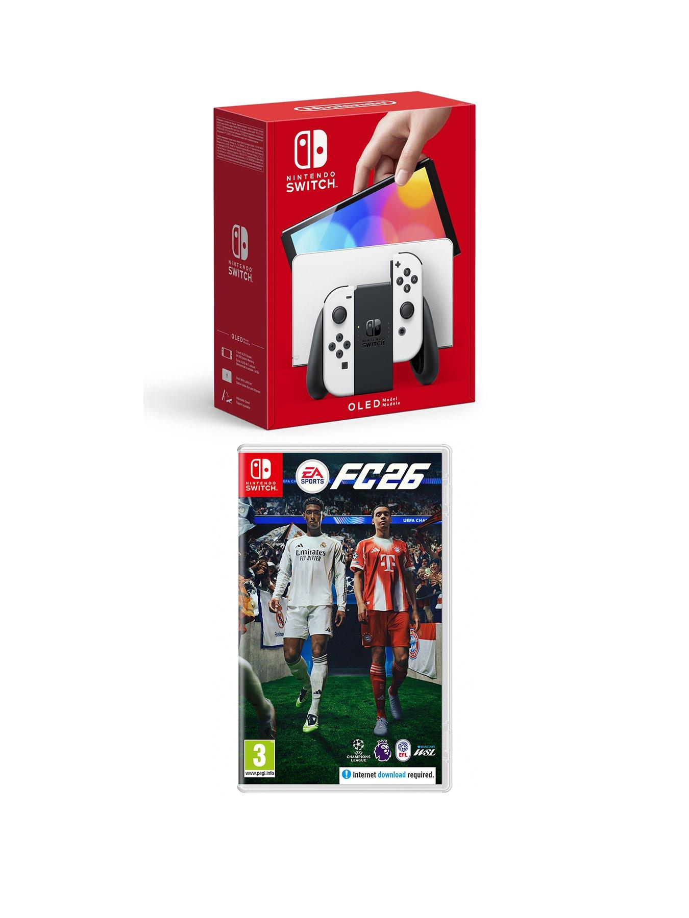 Nintendo Switch OLED Nintendo Switch OLED Console (White)  &  EA Sports FC 26