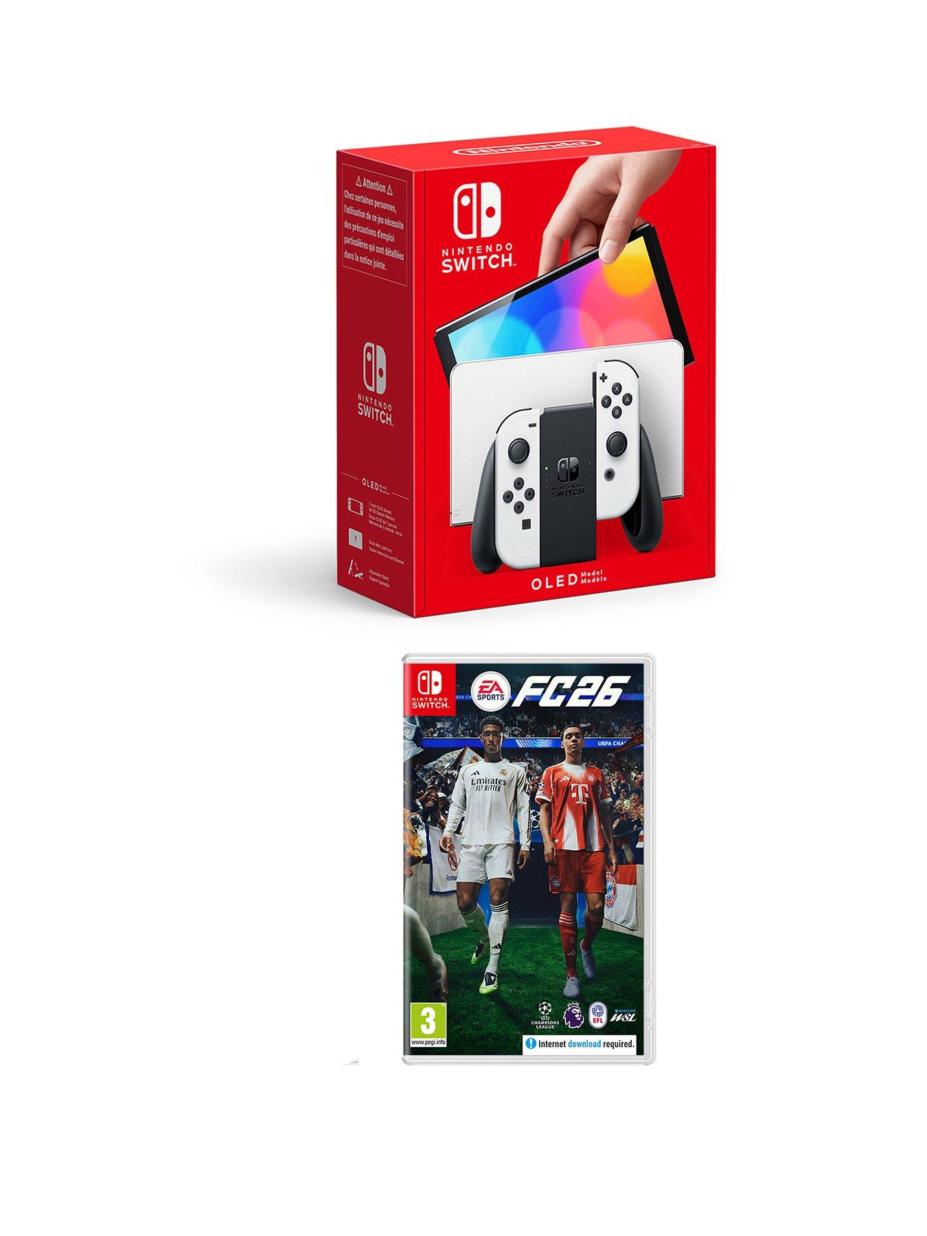 Nintendo Switch OLED White Console  &  EA Sports FC 26