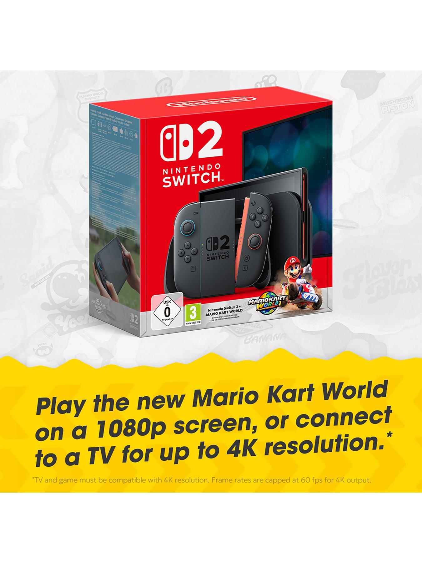 Image 2 of 7 of Nintendo Switch 2 Console plus Mario Kart World &amp; Hot Wheels Monster Truck
