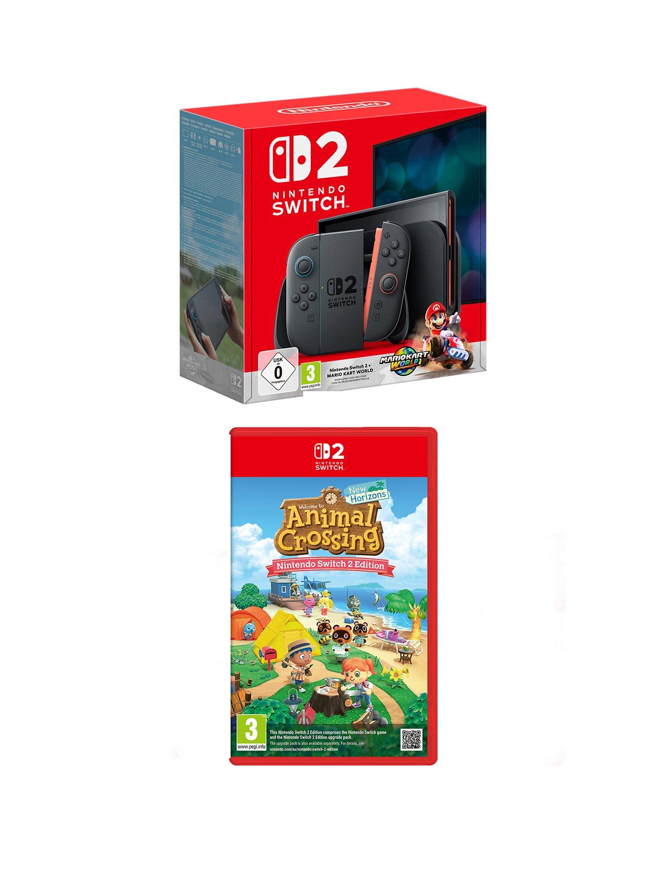 Nintendo Switch 2 Console with Mario Kart World  &  Animal Crossing : New Horizons