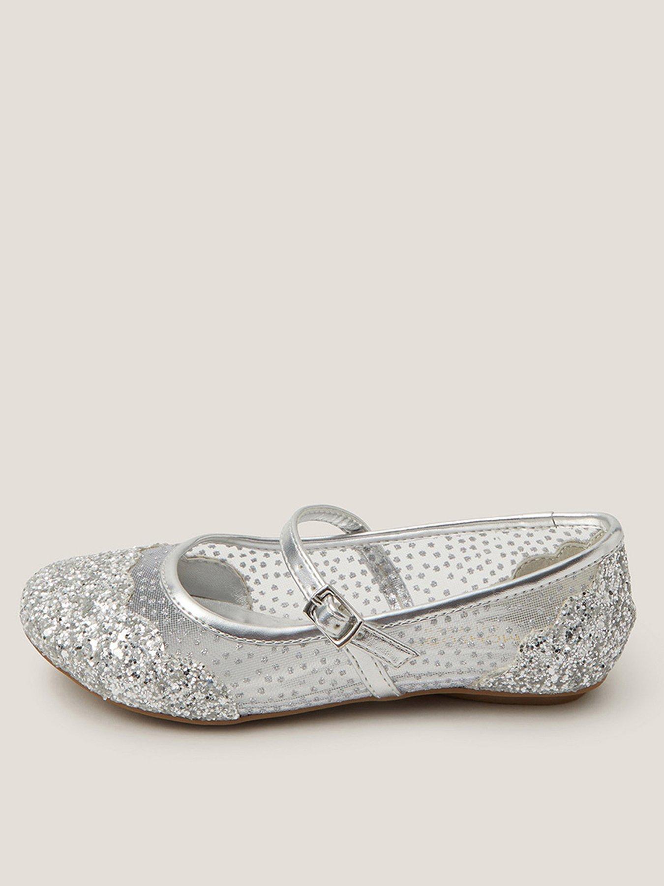 monsoon-girls-glitter-mesh-ballet-flats-silver