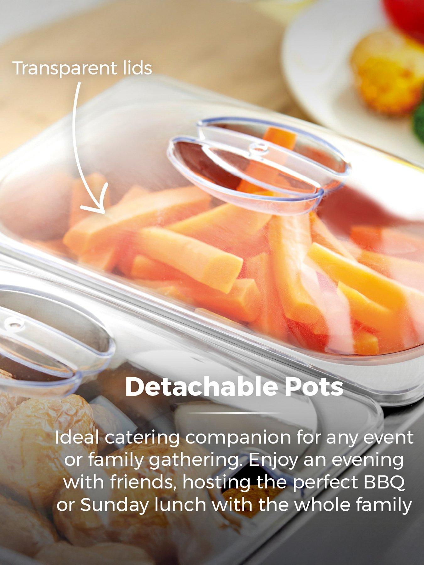  image of tower-t16150-buffet-server-with-3-x-15l-capacity-stainless-steel