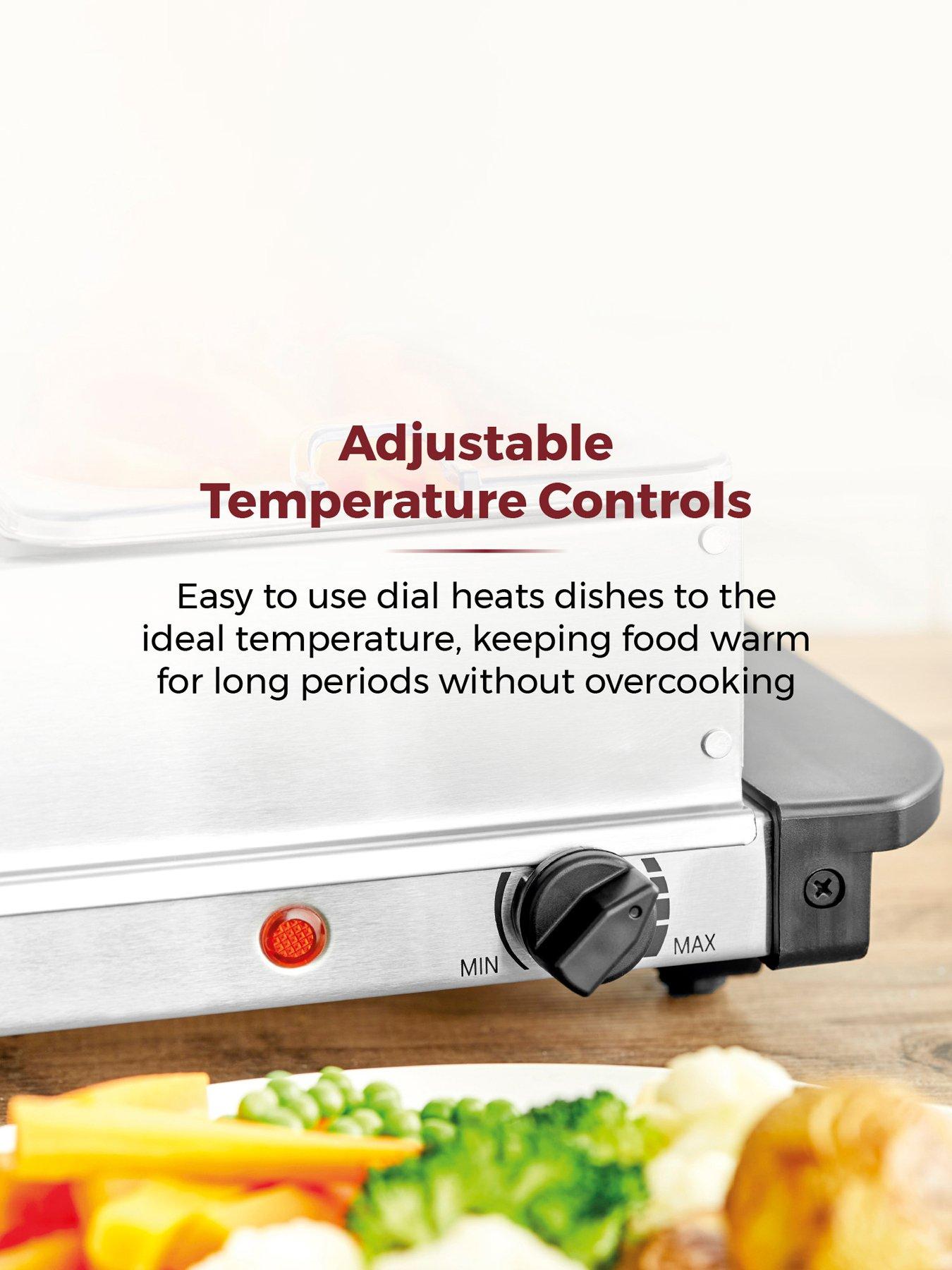  image of tower-t16150-buffet-server-with-3-x-15l-capacity-stainless-steel