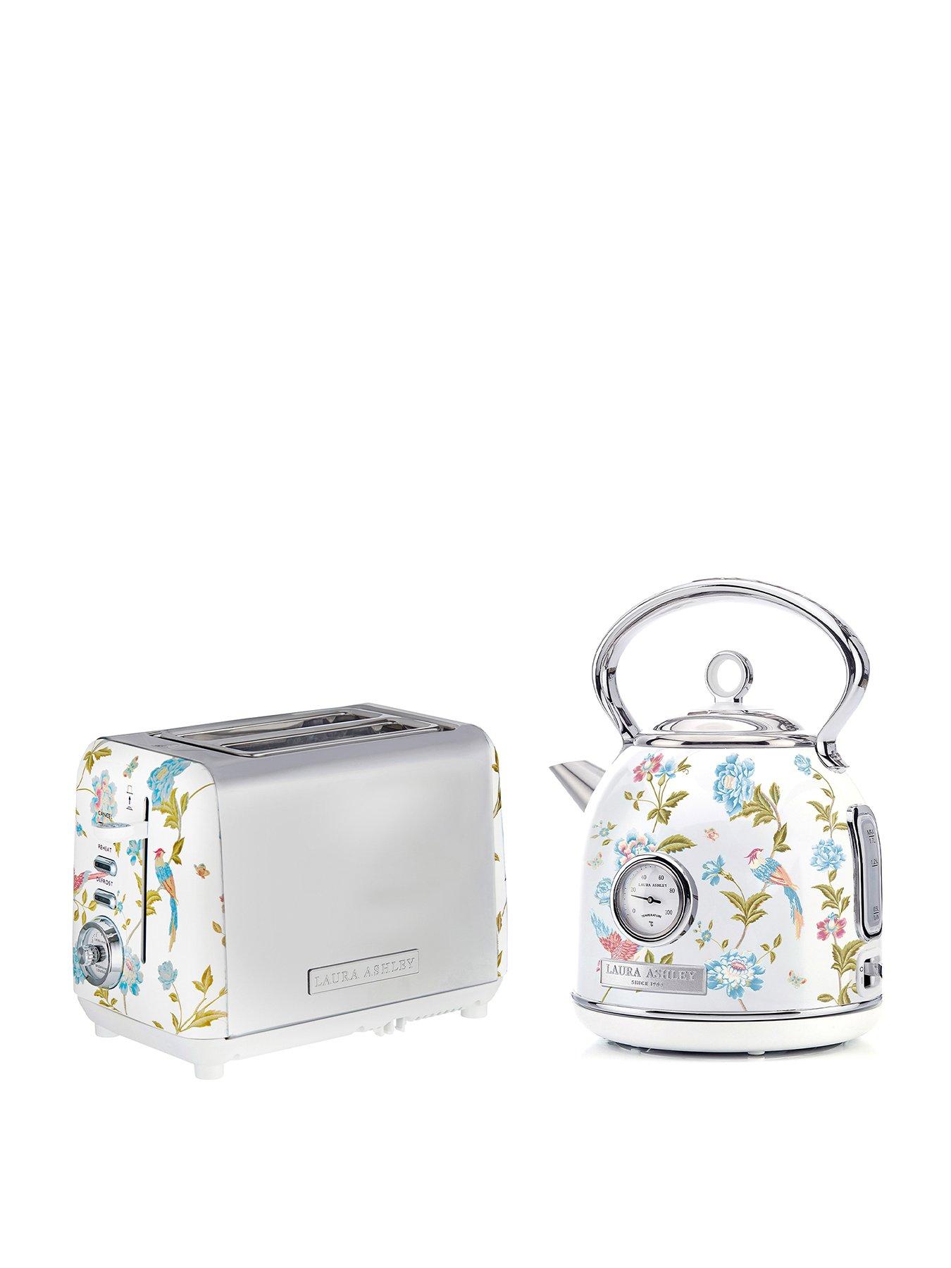 Image 1 of 6 of Laura Ashley Laura Ashley, 2 Slice Toaster Twin Pack, Elveden White