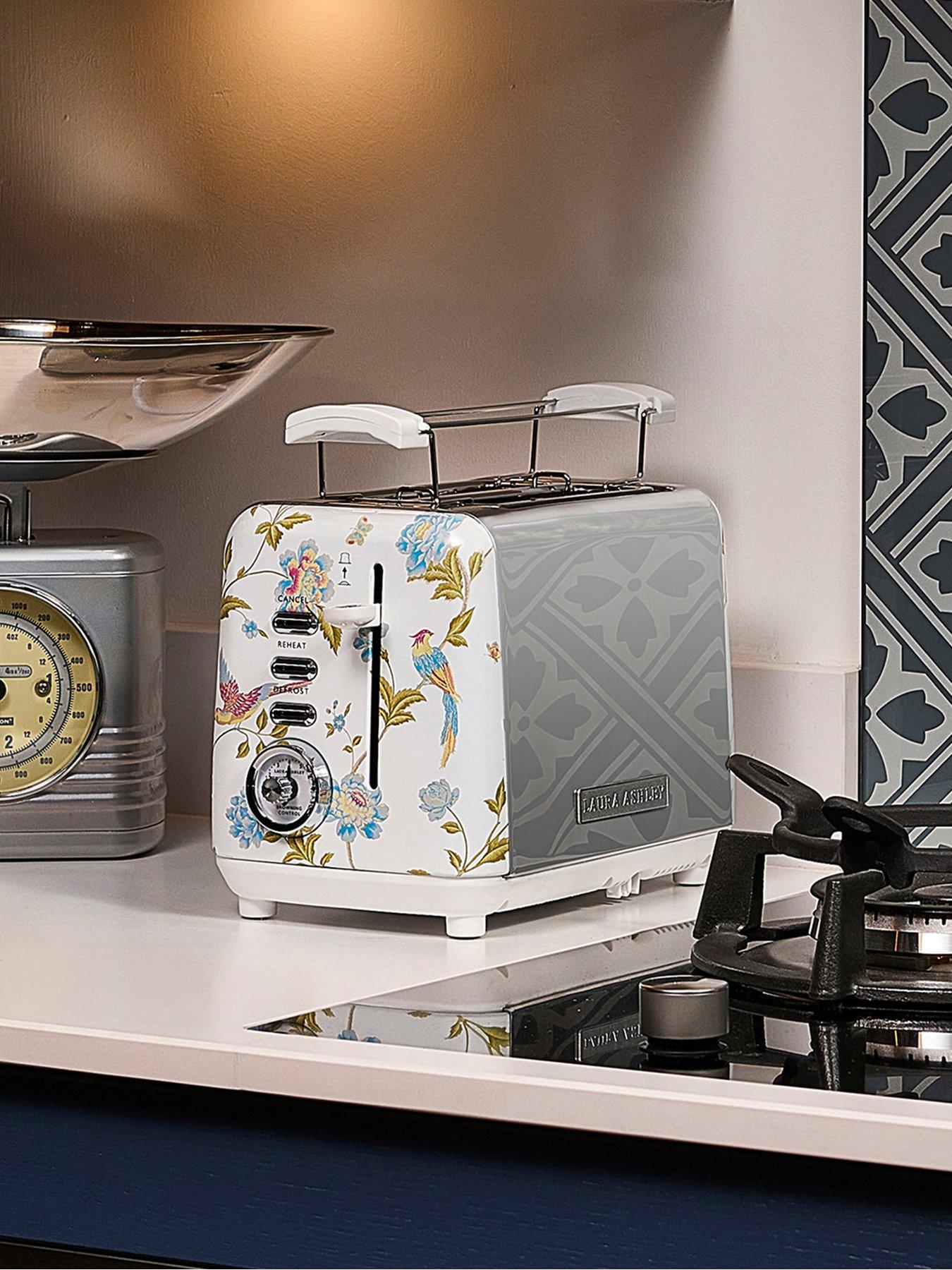 Image 3 of 6 of Laura Ashley Laura Ashley, 2 Slice Toaster Twin Pack, Elveden White