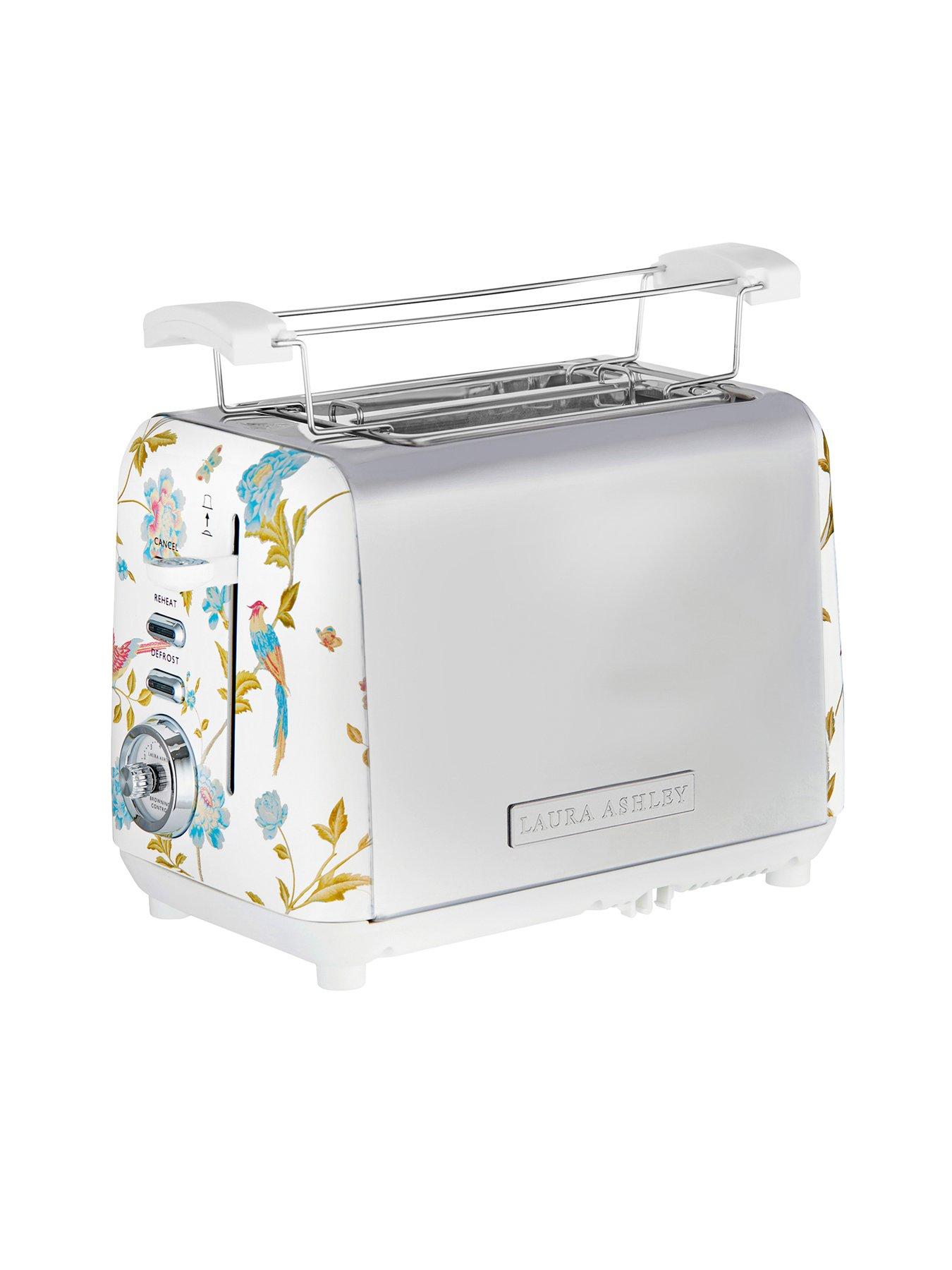 Image 5 of 6 of Laura Ashley Laura Ashley, 2 Slice Toaster Twin Pack, Elveden White
