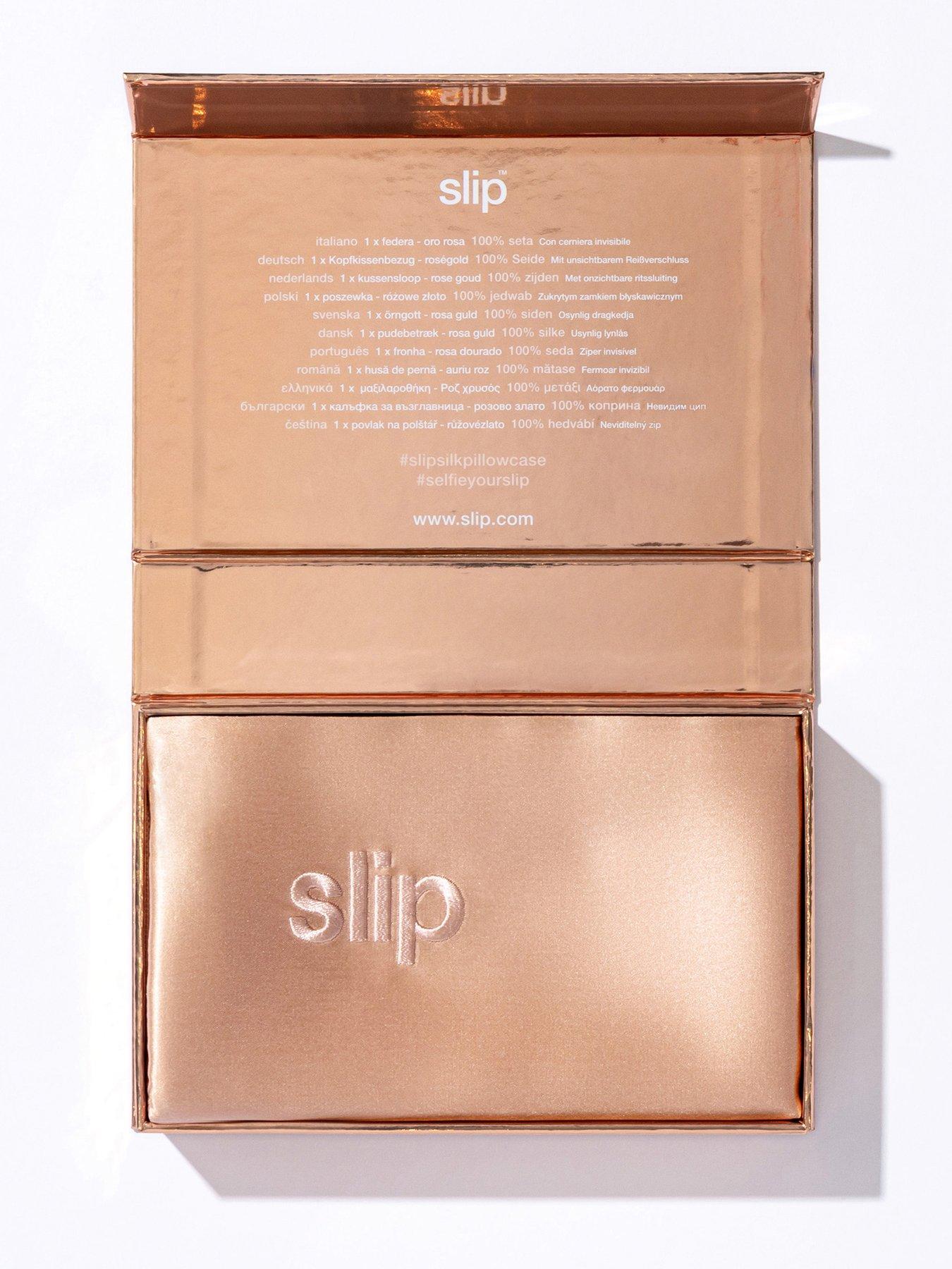  image of slip-pure-silk-pillowcase-rose-gold