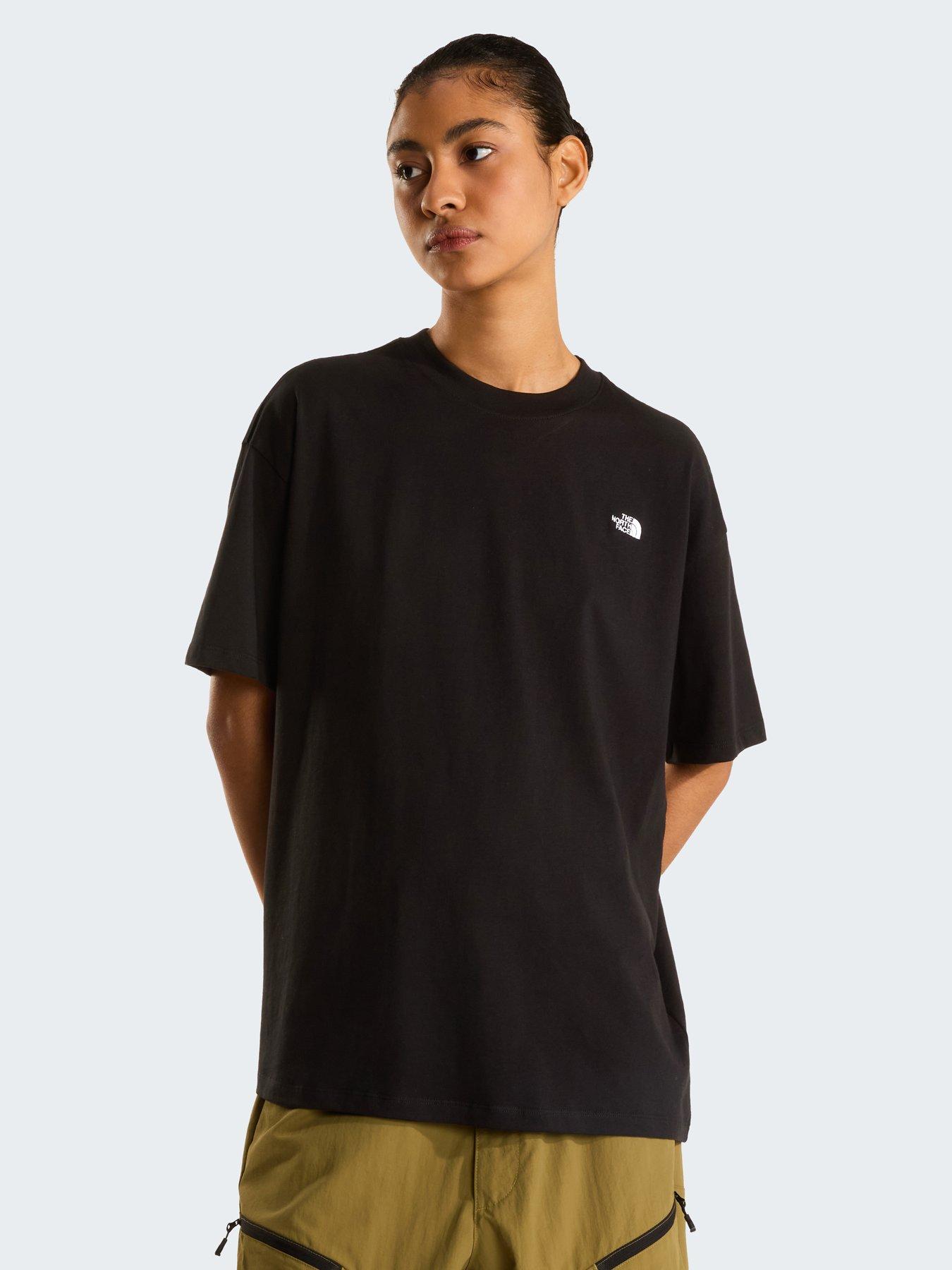 The North Face Womens Essential Simple Dome Oversized T-Shirt - Black