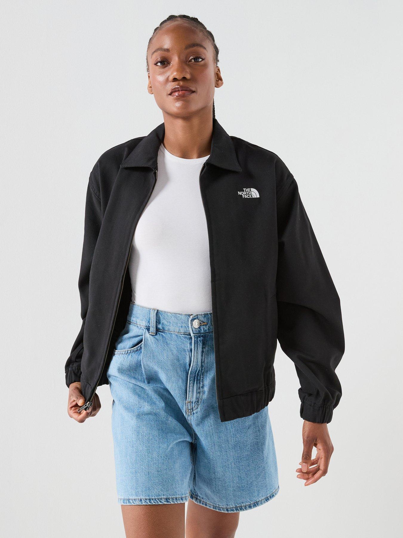 Image 1 of 6 of The North Face Womens Twill Collared Jacket - Black