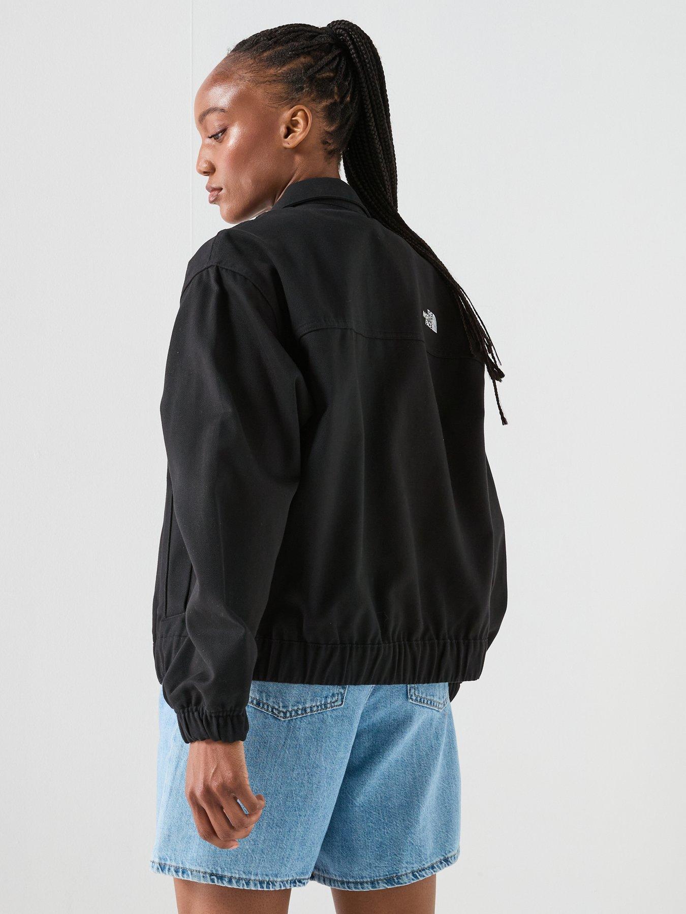 Image 2 of 6 of The North Face Womens Twill Collared Jacket - Black