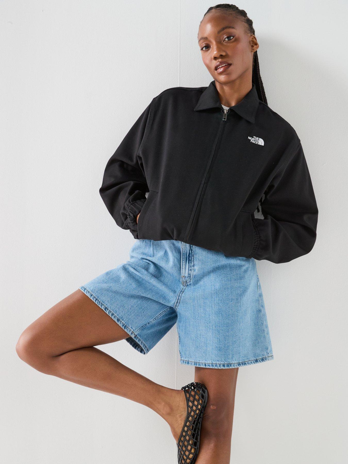Image 5 of 6 of The North Face Womens Twill Collared Jacket - Black