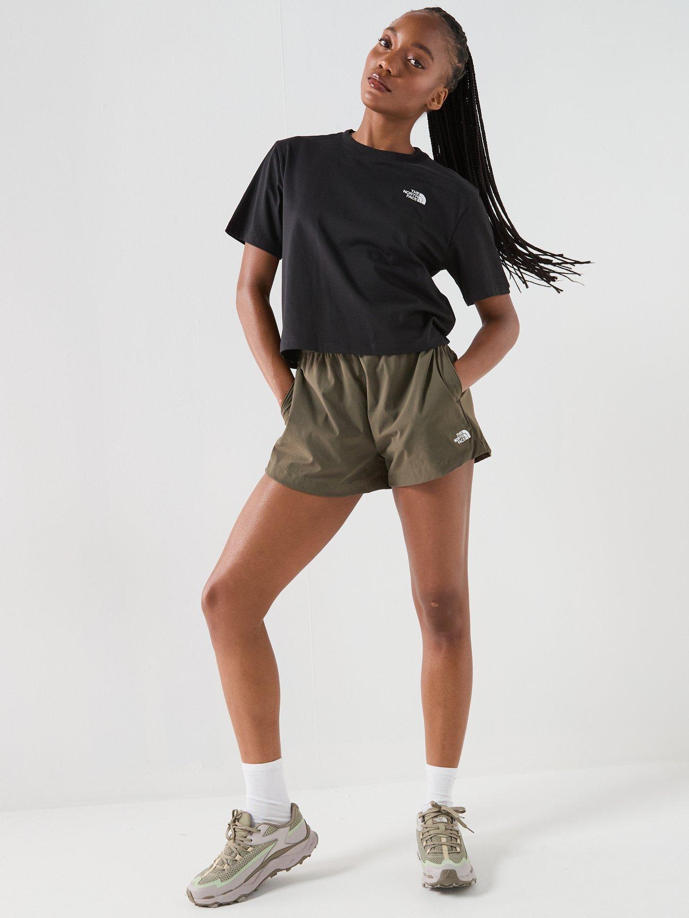 Image 3 of 5 of The North Face Womens Class V Pathfinder Pull On Shorts - Green