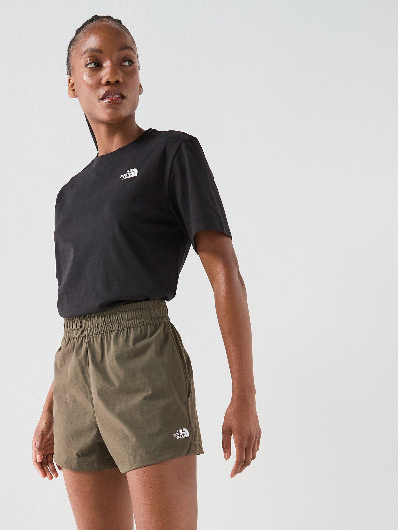 Image 4 of 5 of The North Face Womens Class V Pathfinder Pull On Shorts - Green