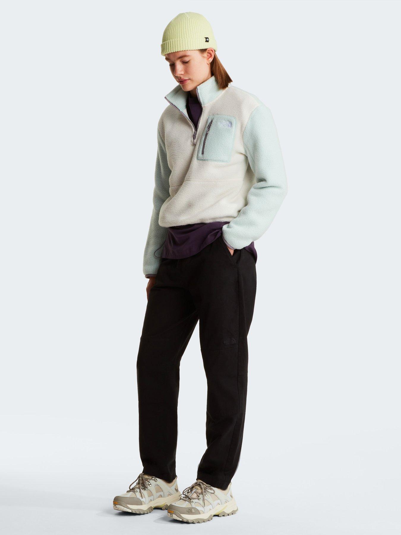 Image 3 of 3 of The North Face Womens Yumiori 1/4 Zip Fleece - White