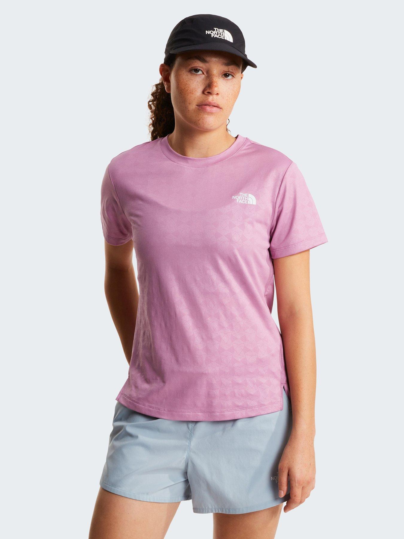 The North Face Womens Flex Embossed T-Shirt - Pink