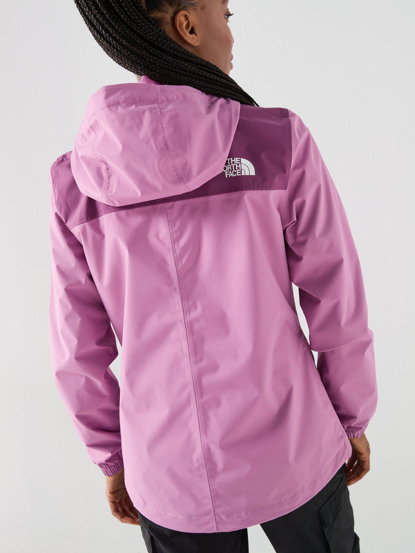Image 2 of 5 of The North Face Womens Antora Rain Jacket - Pink