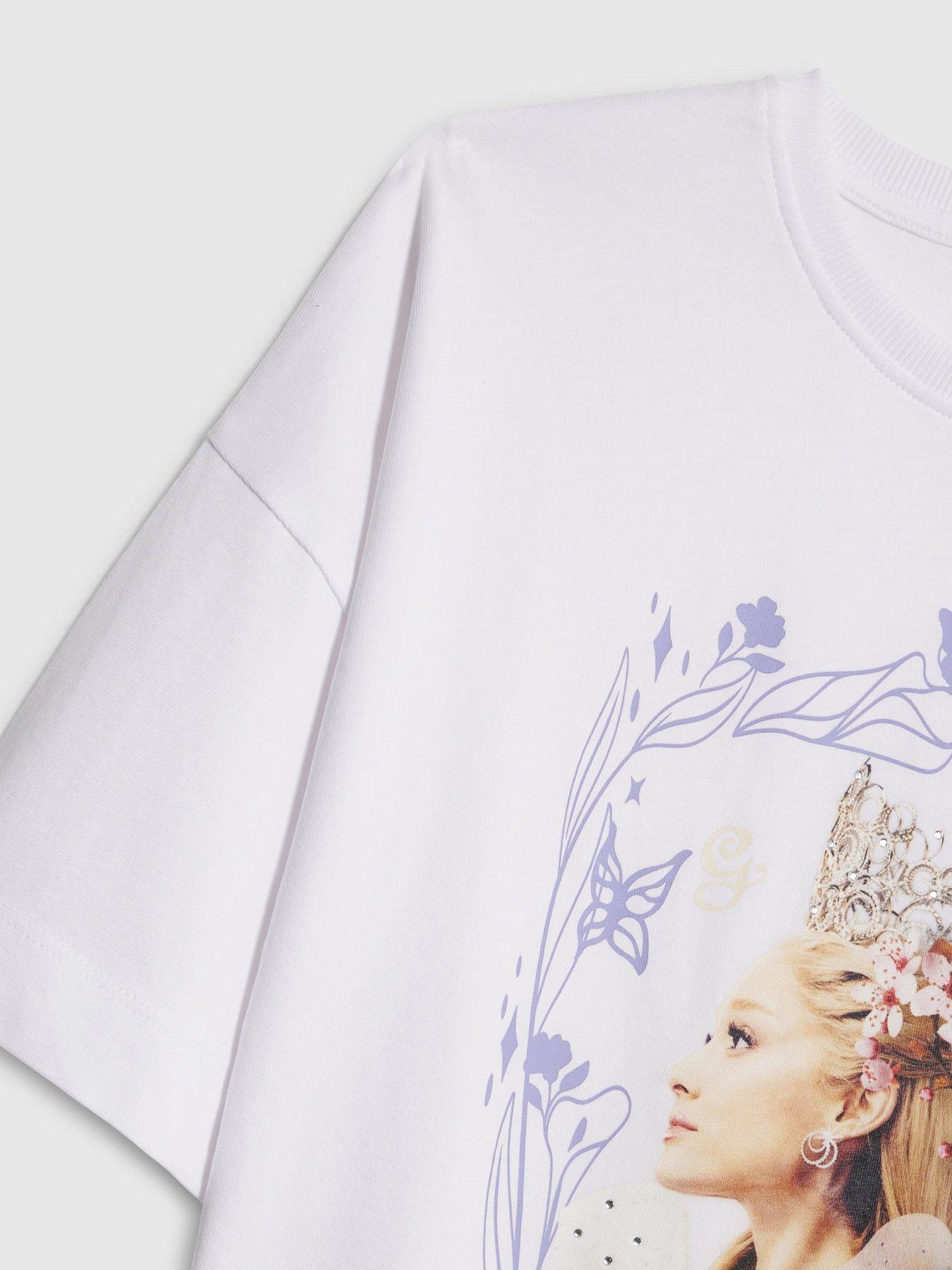  image of river-island-older-girls-wicked-glinda-t-shirt-white