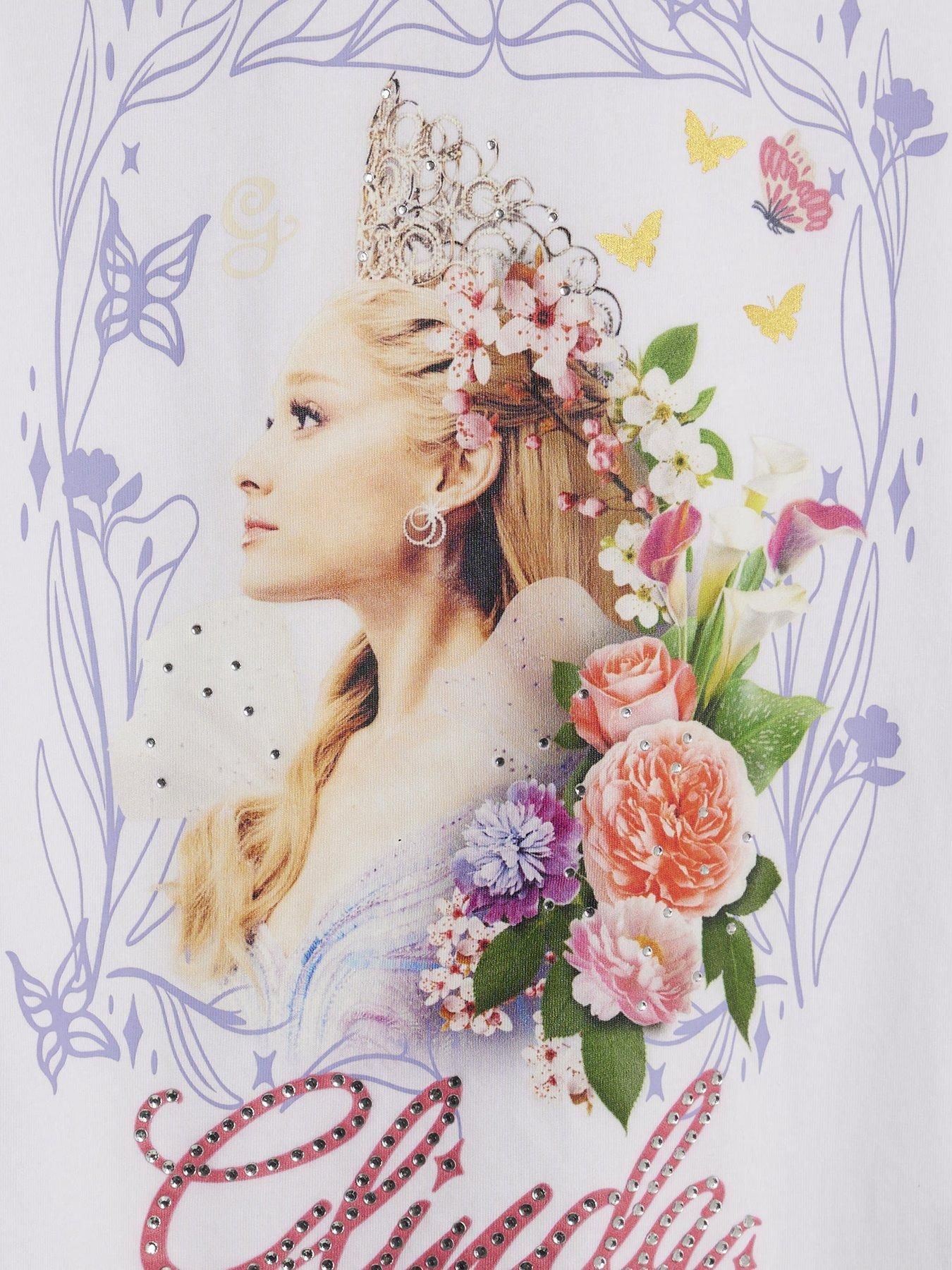  image of river-island-older-girls-wicked-glinda-t-shirt-white