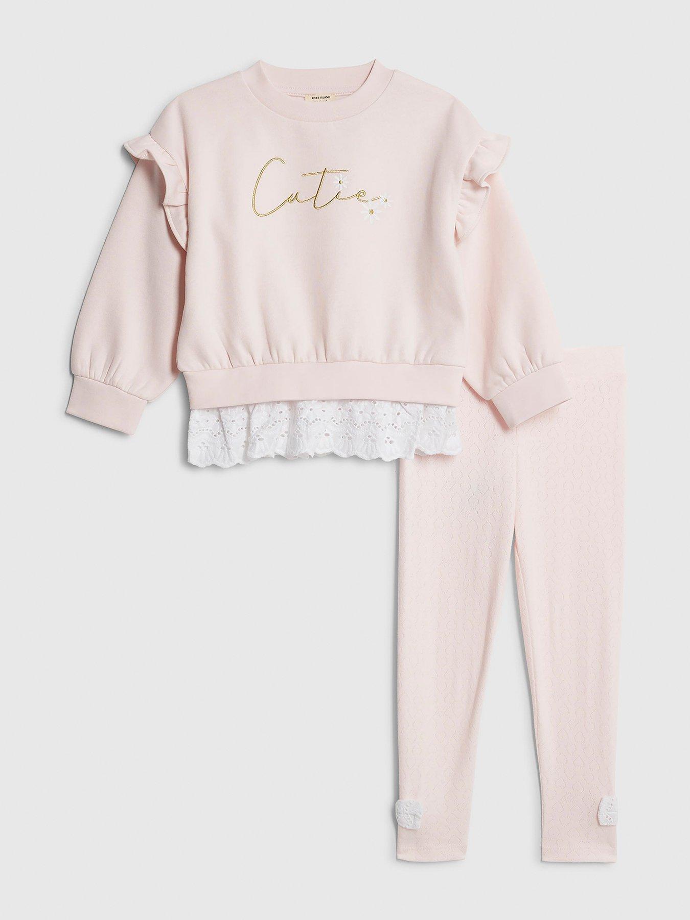 river-island-mini-girls-broderie-hem-cutie-sweatshirt-set-pink