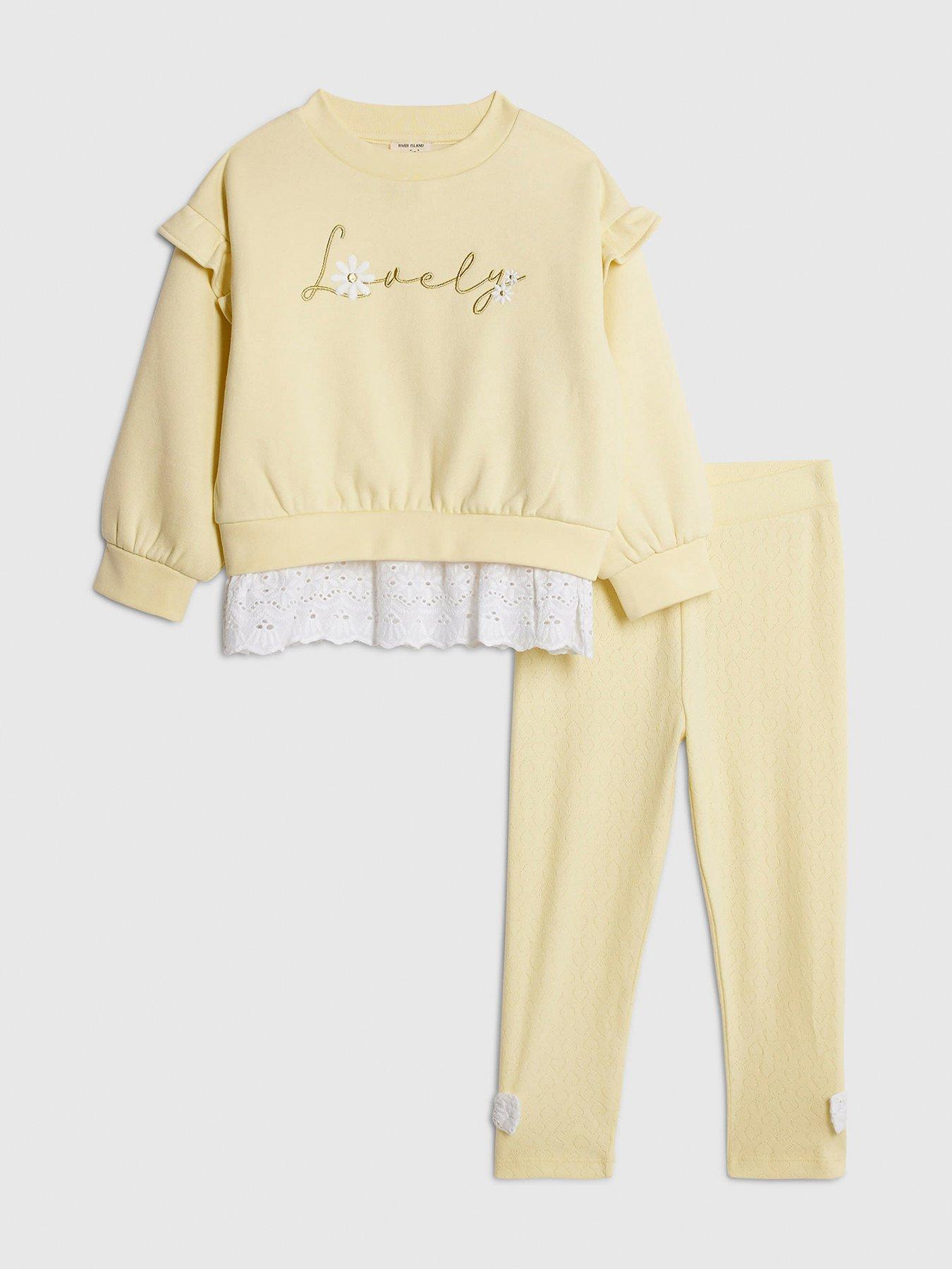 river-island-mini-girls-broderie-hem-lovely-sweatshirt-set-yellow