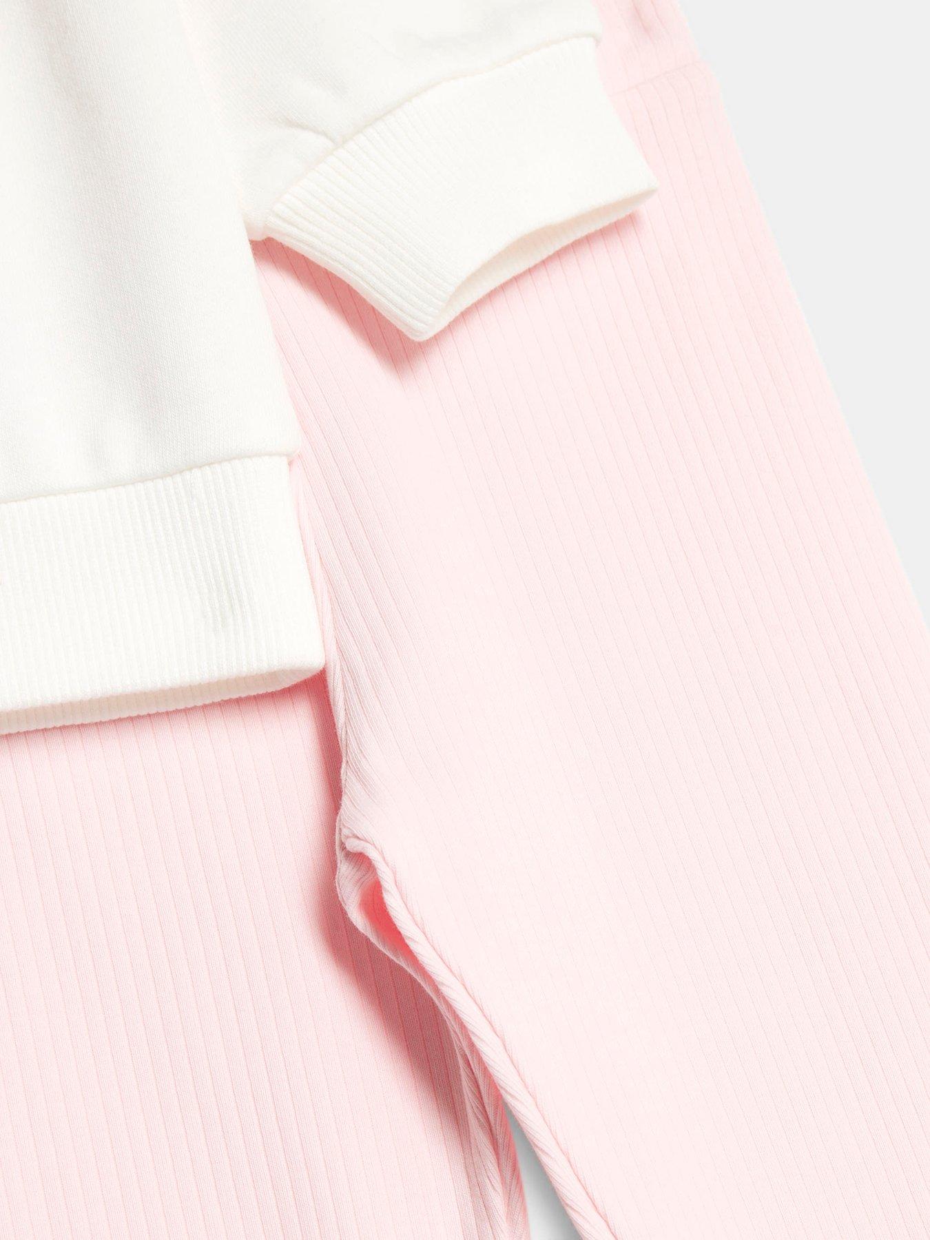  image of river-island-mini-mini-girls-camera-bag-style-icon-sweatshirt-set-beige