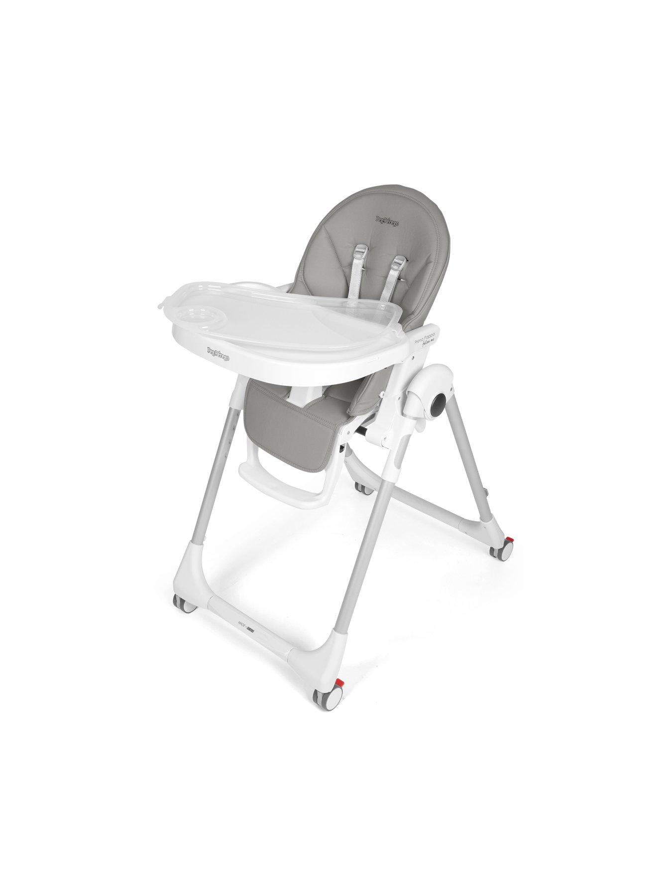 Image 2 of 5 of Peg Perego Prima Pappa Follow Me Highchair - Ice