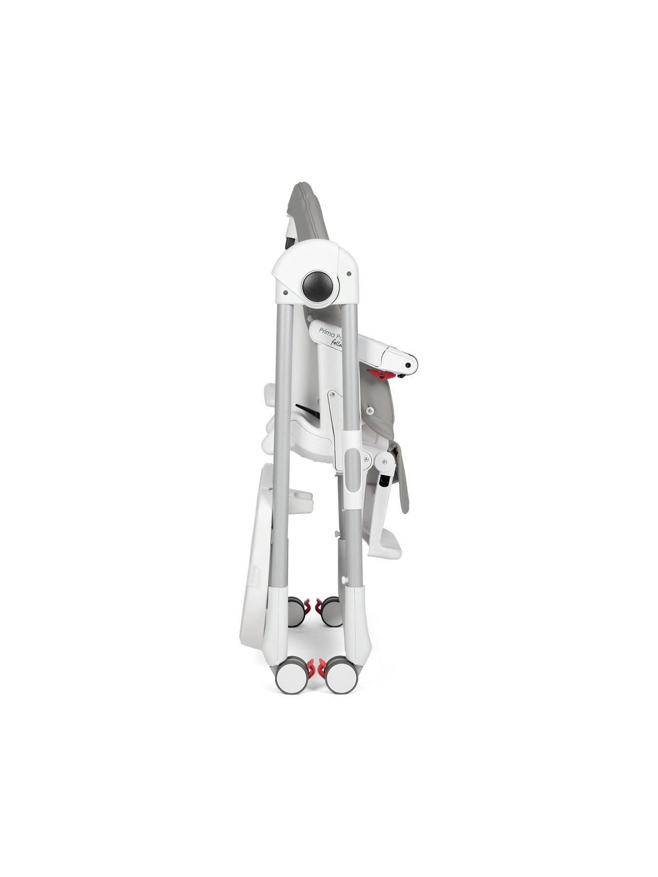 Image 5 of 5 of Peg Perego Prima Pappa Follow Me Highchair - Ice