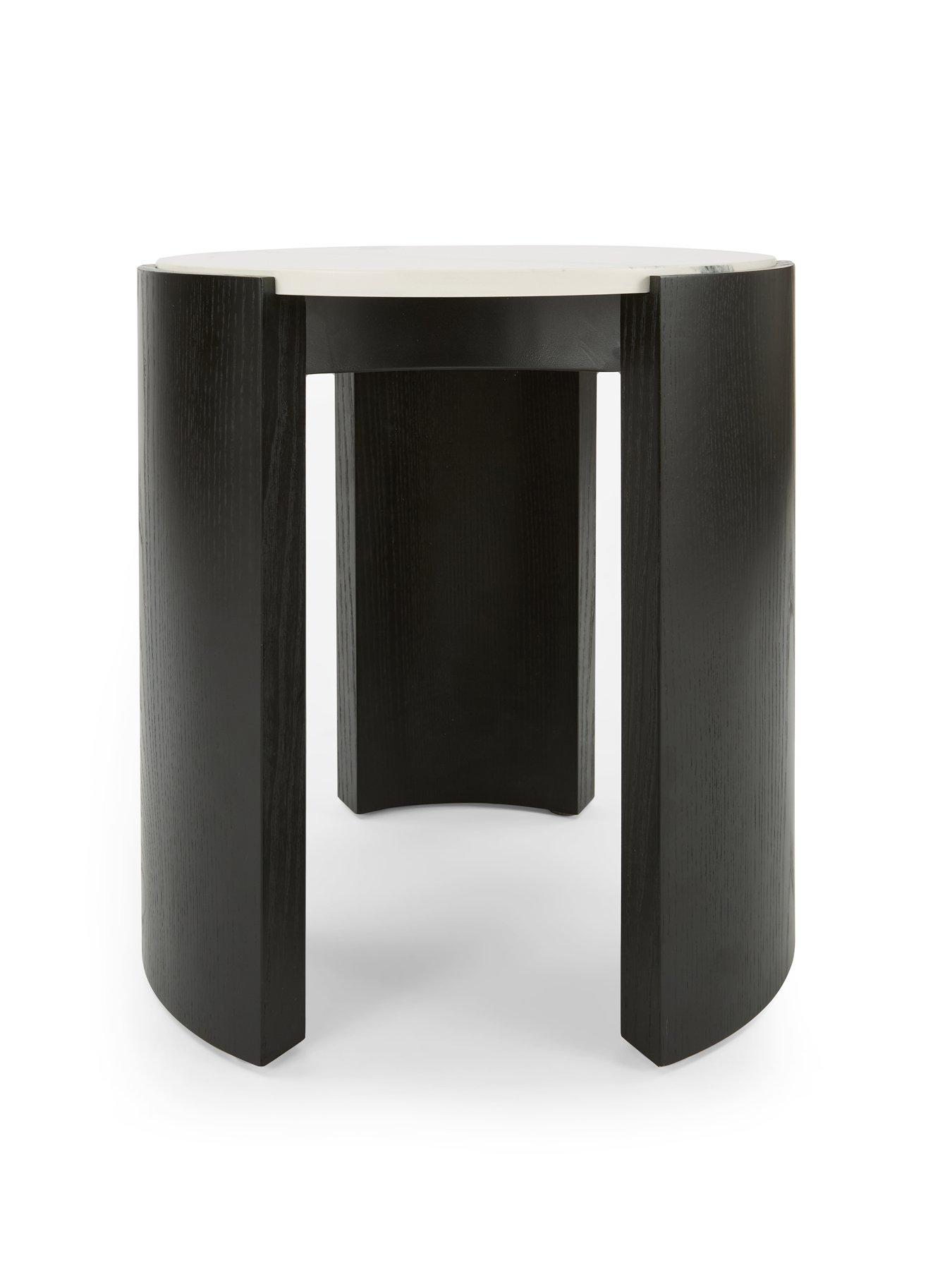 Image 3 of 7 of The Very Collection Verity Side Table - Black/White -&nbsp;FSC&reg; Certified