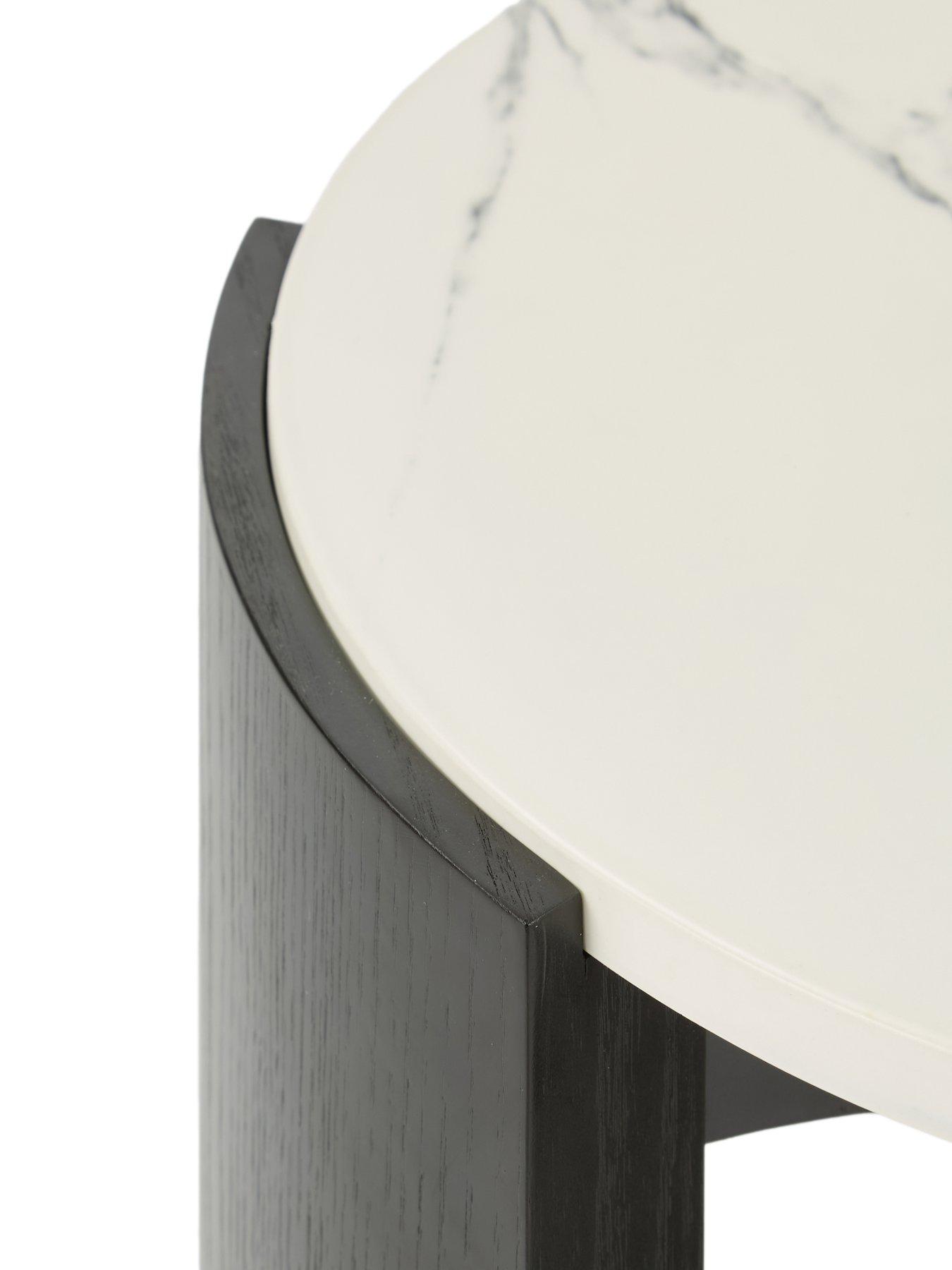 Image 5 of 7 of The Very Collection Verity Side Table - Black/White -&nbsp;FSC&reg; Certified