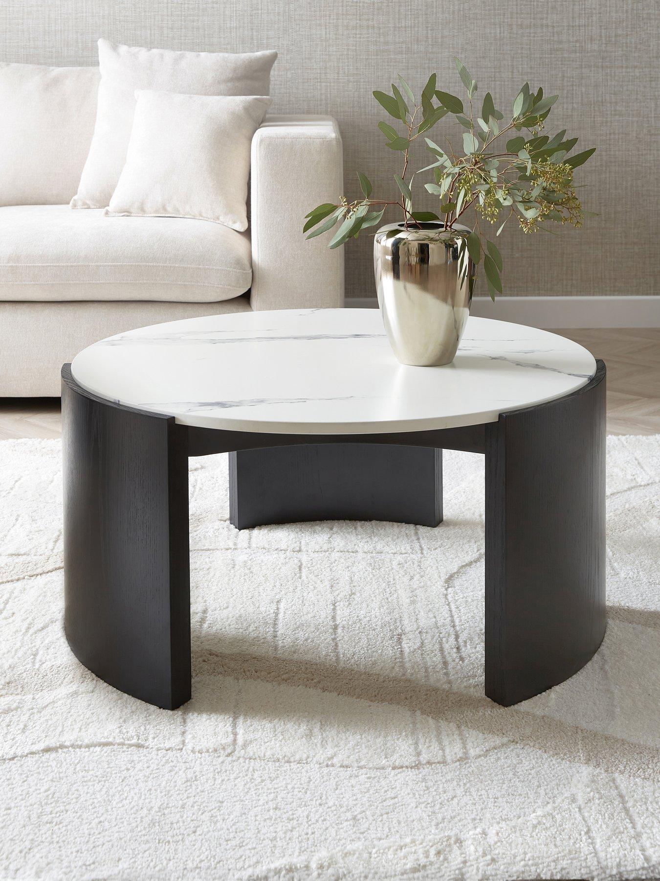 Image 1 of 7 of The Very Collection Verity Coffee Table - Black/White - FSC&reg; Certified