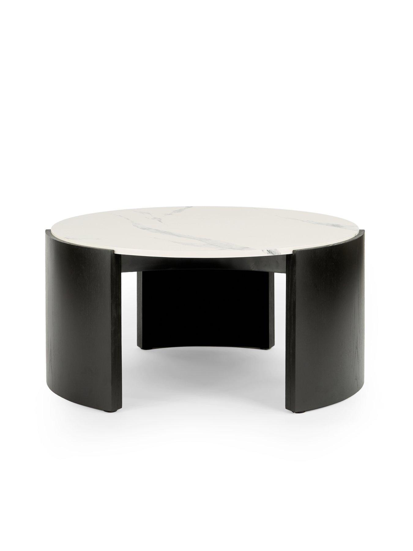 Image 3 of 7 of The Very Collection Verity Coffee Table - Black/White - FSC&reg; Certified