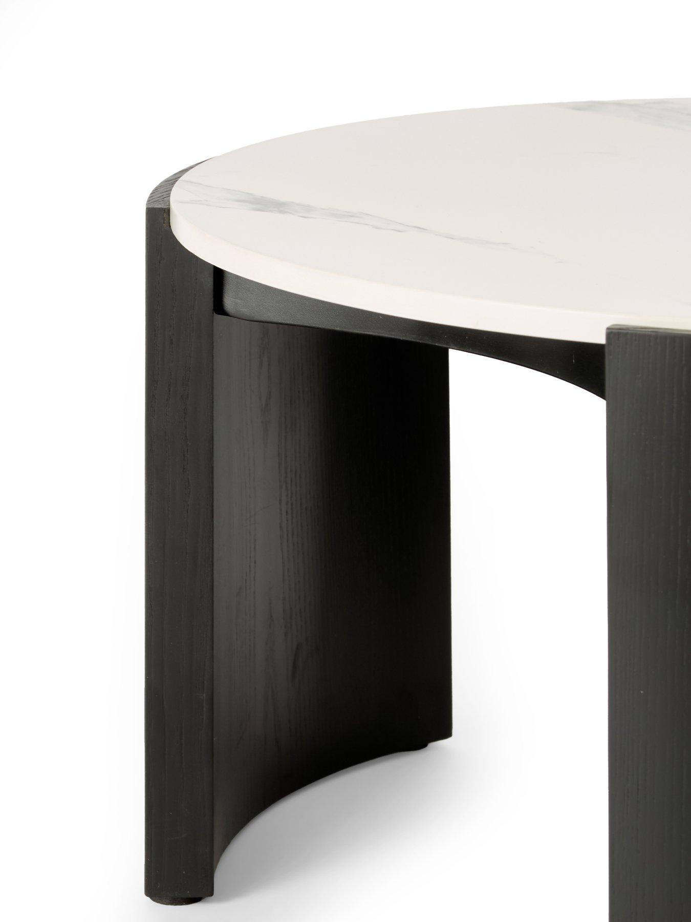 Image 4 of 7 of The Very Collection Verity Coffee Table - Black/White - FSC&reg; Certified