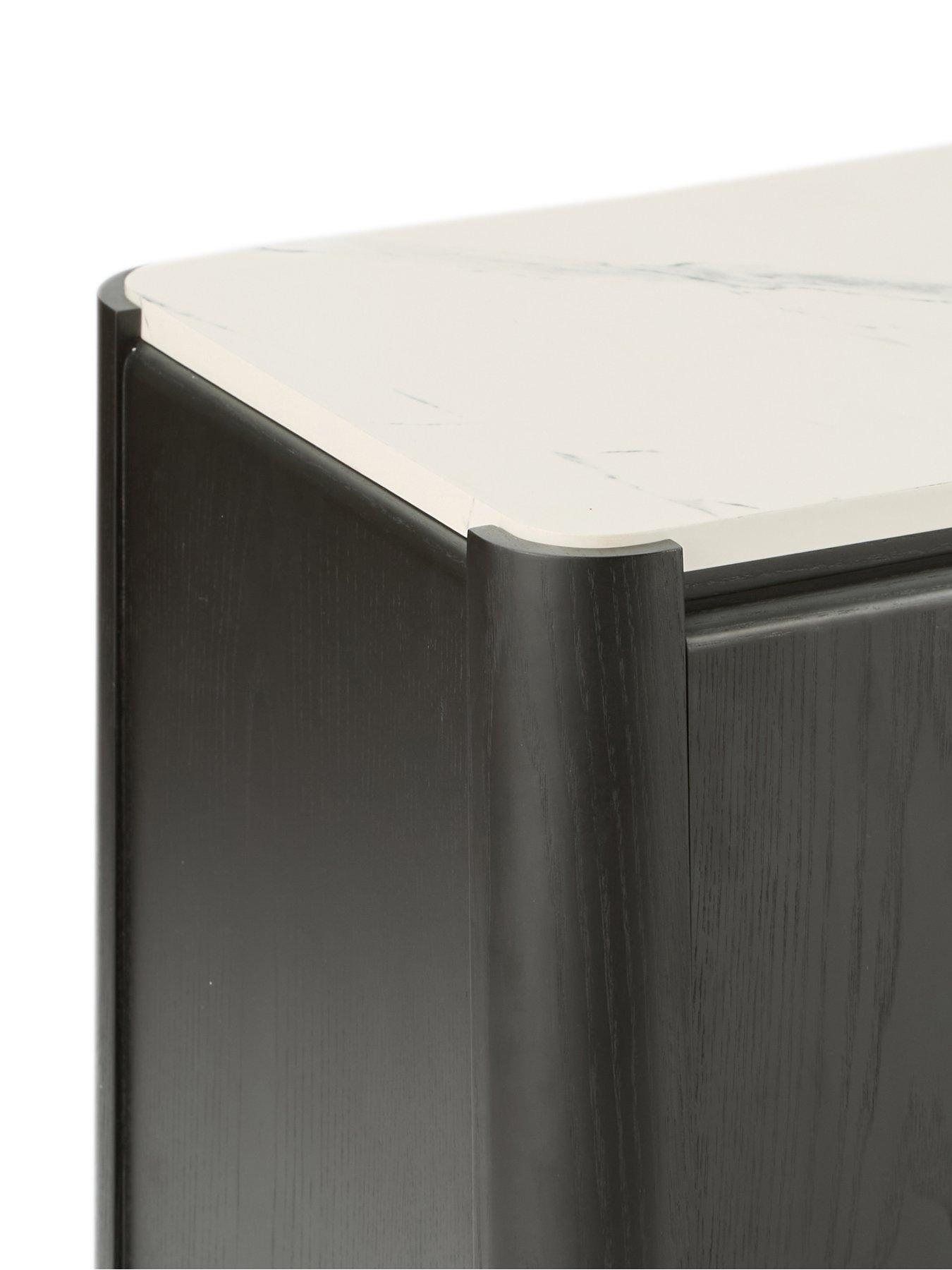 Image 5 of 7 of The Very Collection Verity 3 Door Sideboard - Black/White - FSC&reg; Certified