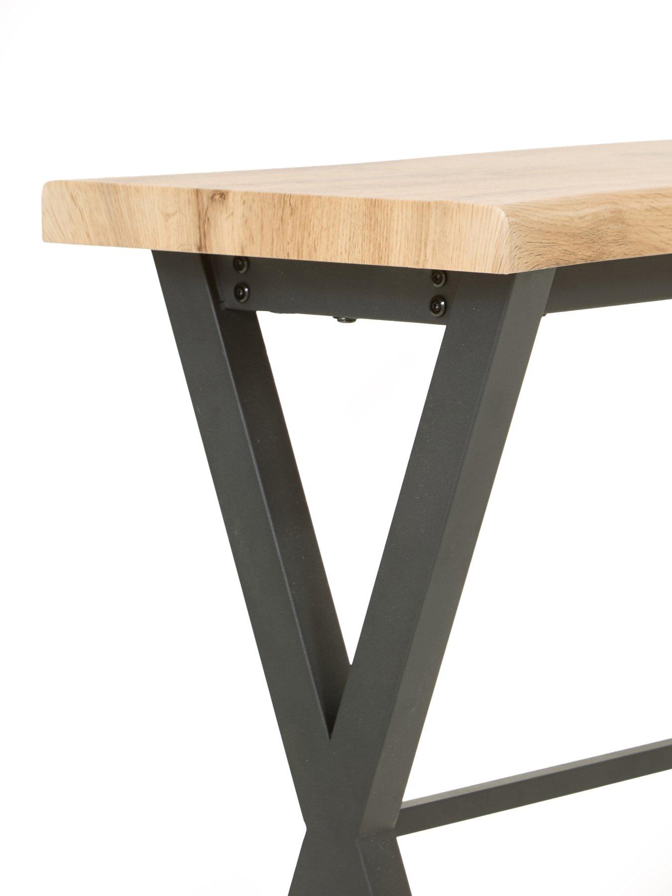 image of the-very-collection-mathers-console-table-oakblack