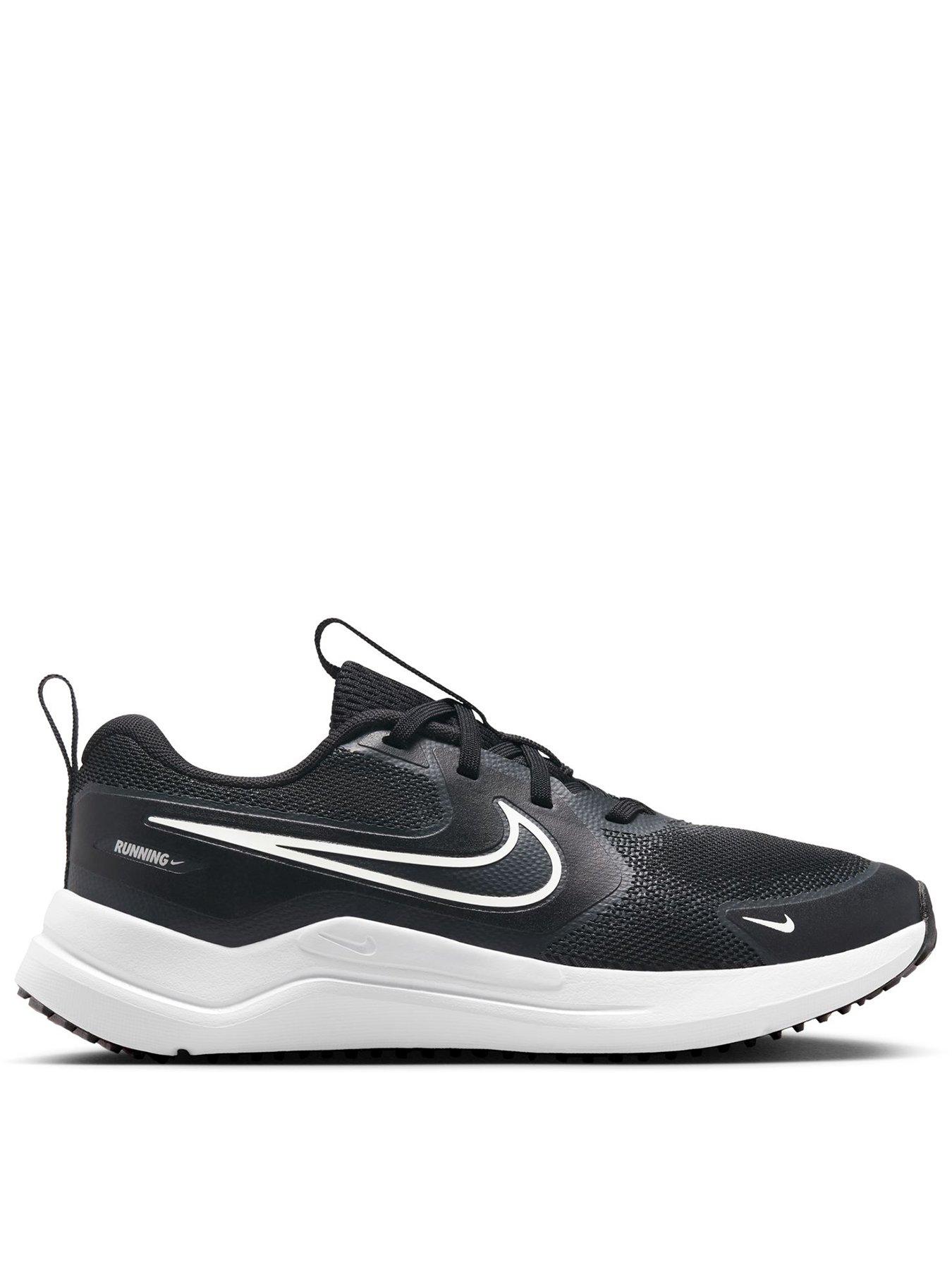 Nike Big Kids Cosmic Runner Road Running Trainers - Black