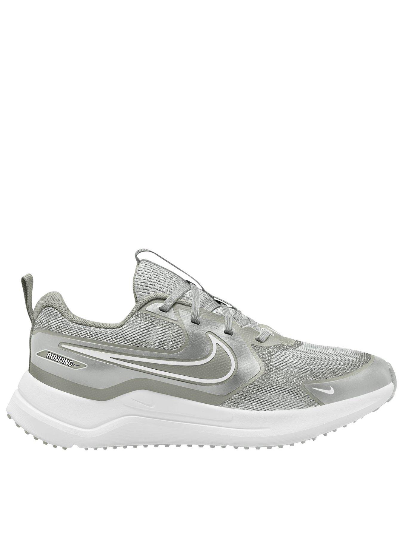 Nike Big Kids Cosmic Runner Road Running Trainers - Grey
