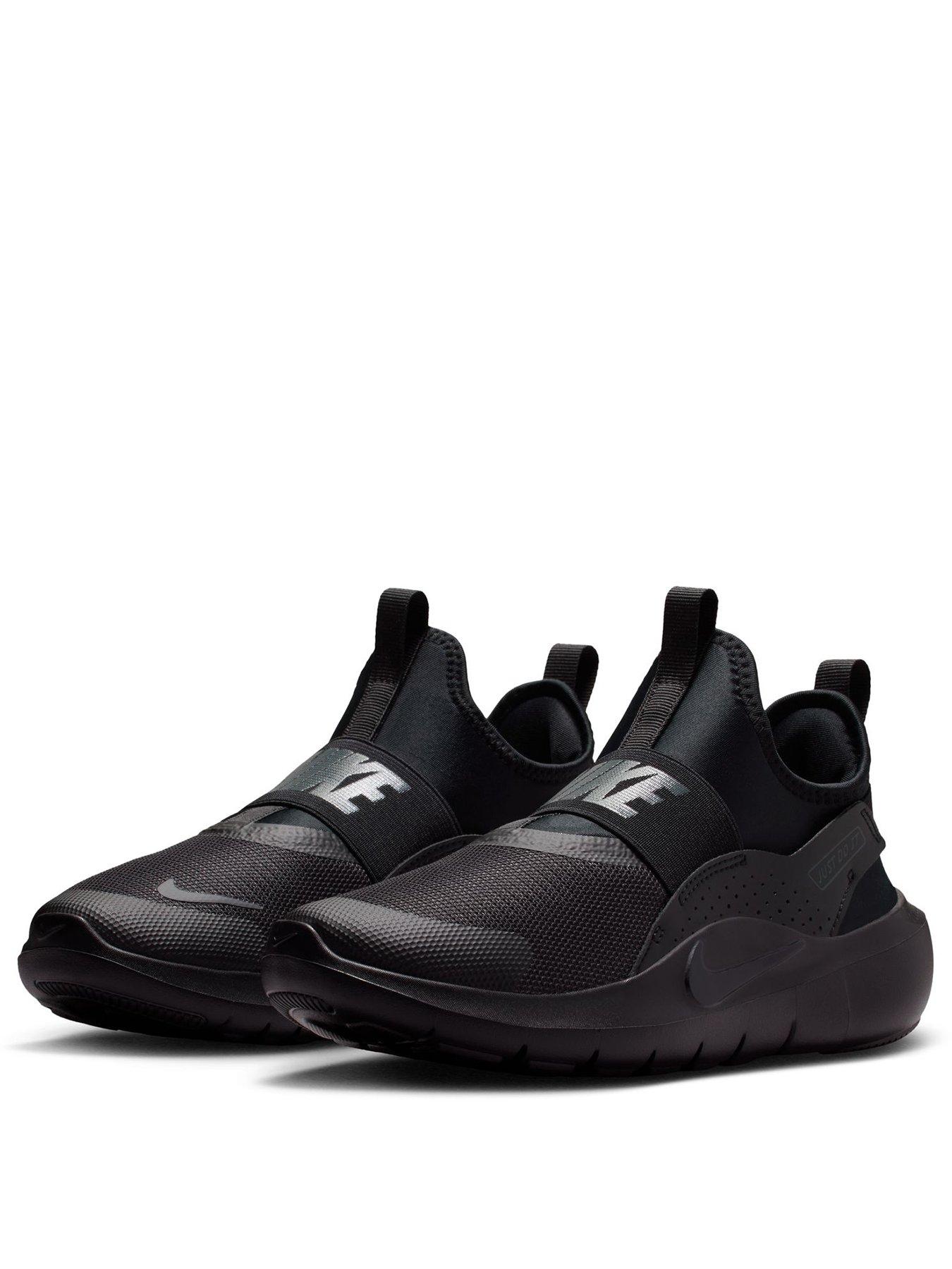 stillFront image of nike-big-kids-flex-runner-4-running-trainers-black