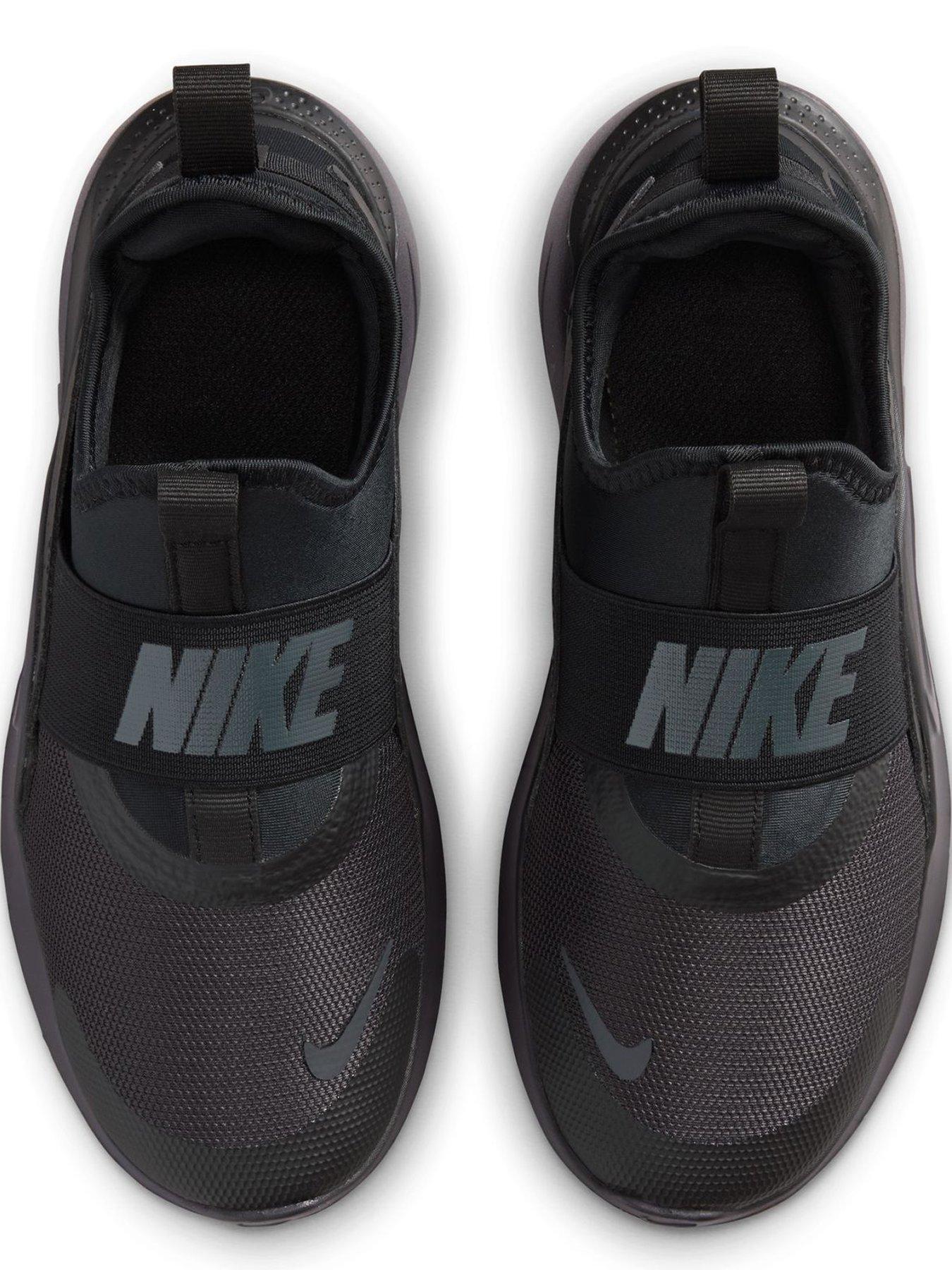  image of nike-big-kids-flex-runner-4-running-trainers-black