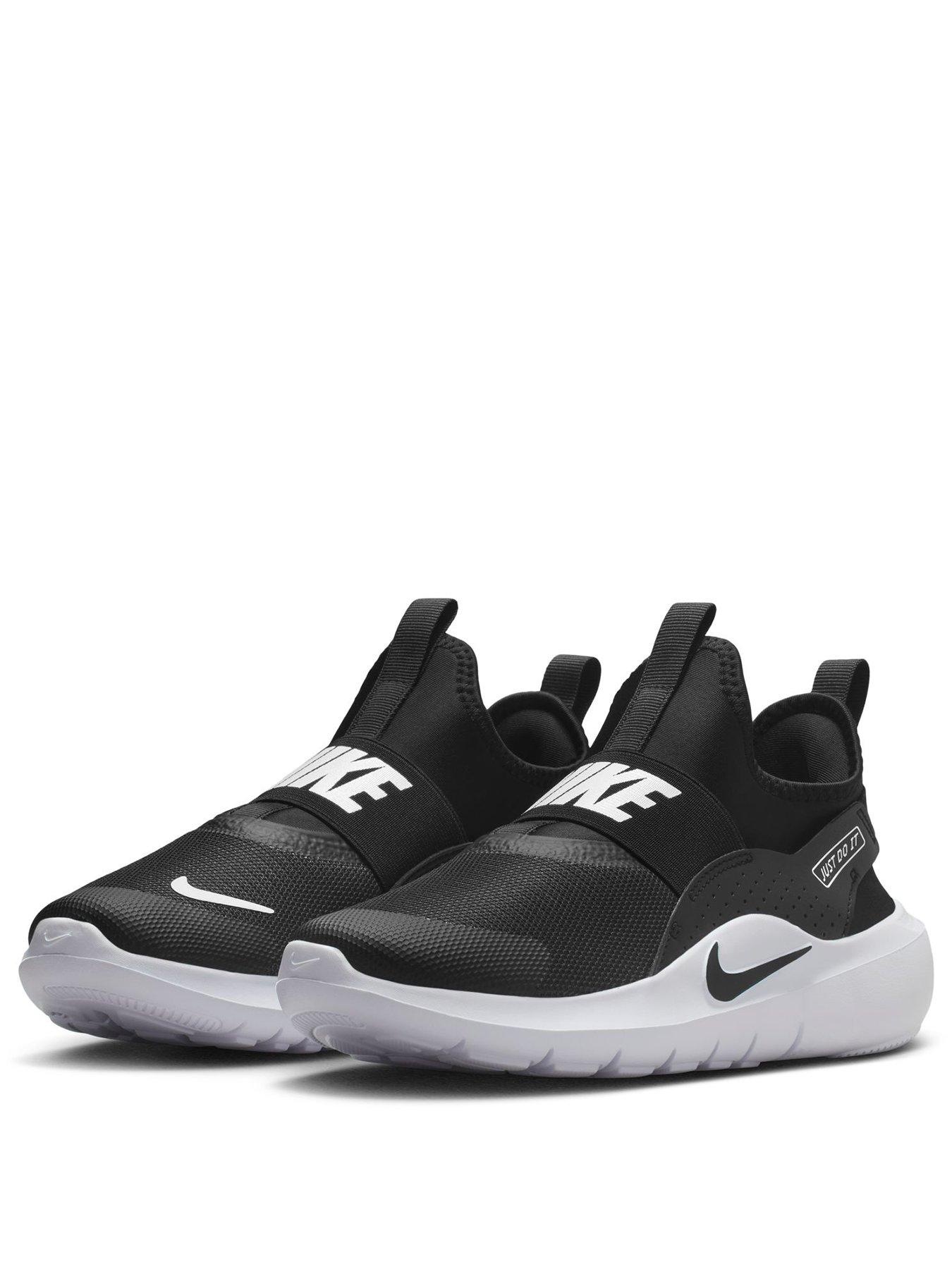  image of nike-big-kids-flex-runner-4-running-trainers-black