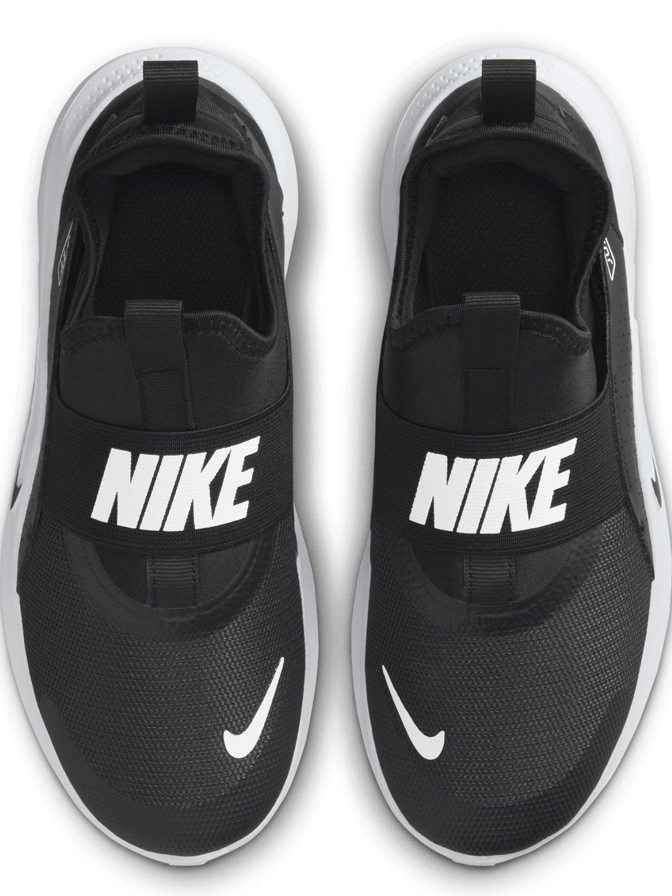  image of nike-big-kids-flex-runner-4-running-trainers-black