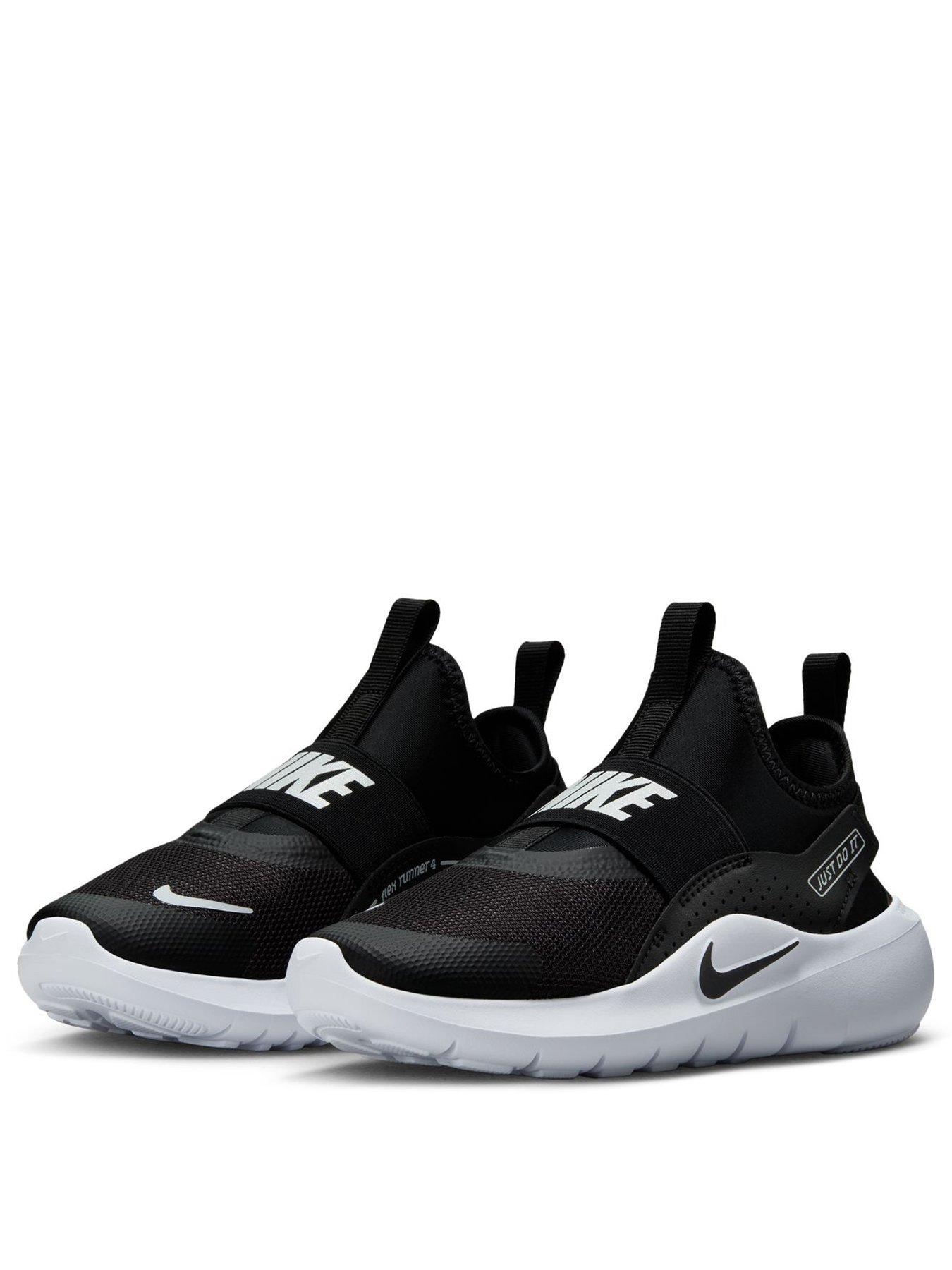 stillFront image of nike-little-kids-flex-runner-4-trainers-black