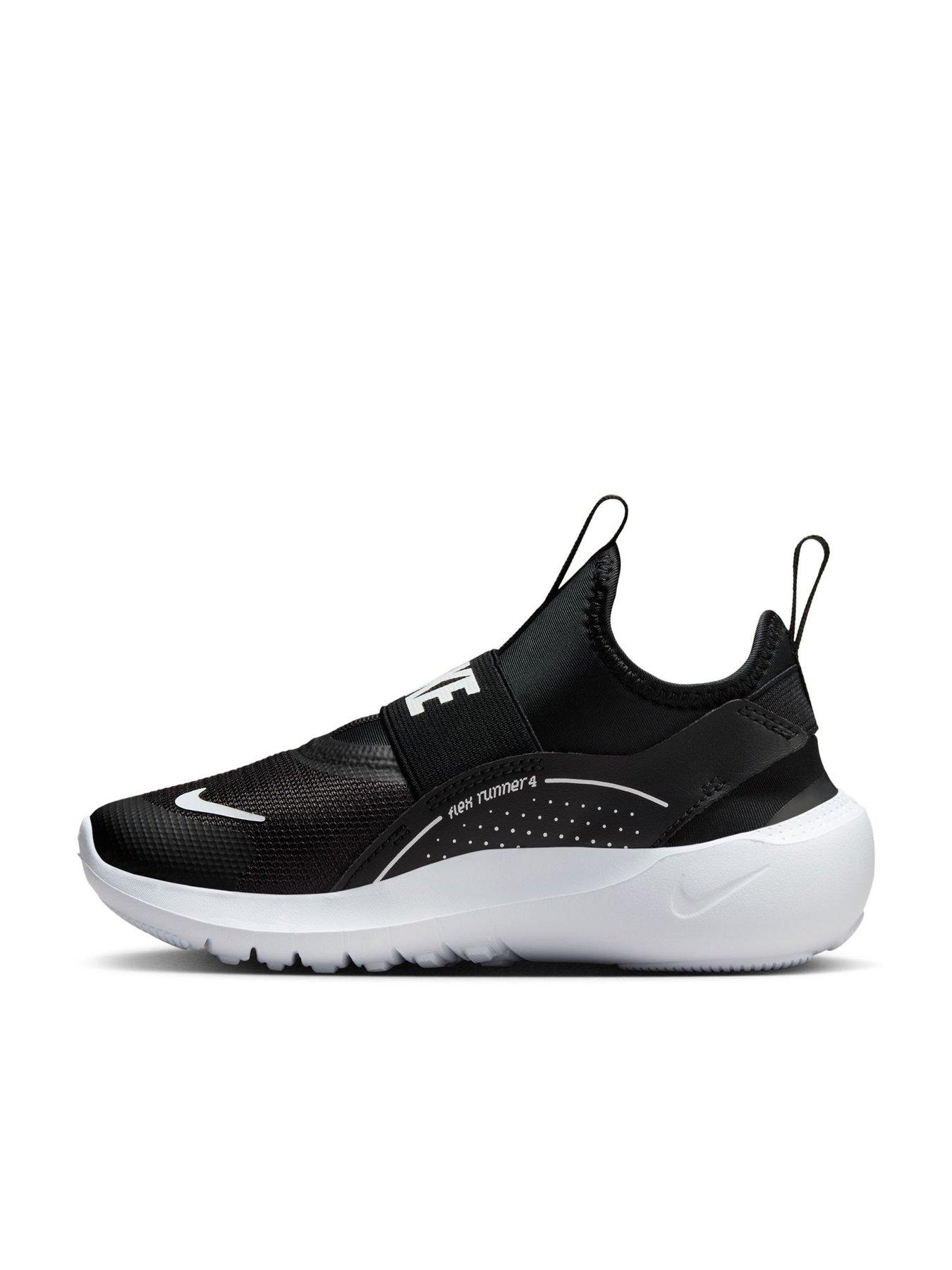  image of nike-little-kids-flex-runner-4-trainers-black