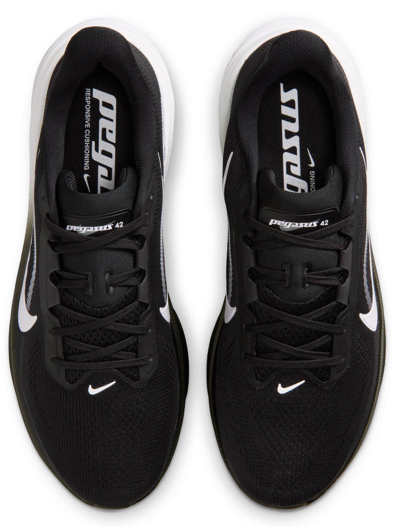 Image 4 of 7 of Nike Mens Pegasus 42 Running Road Trainers - Black