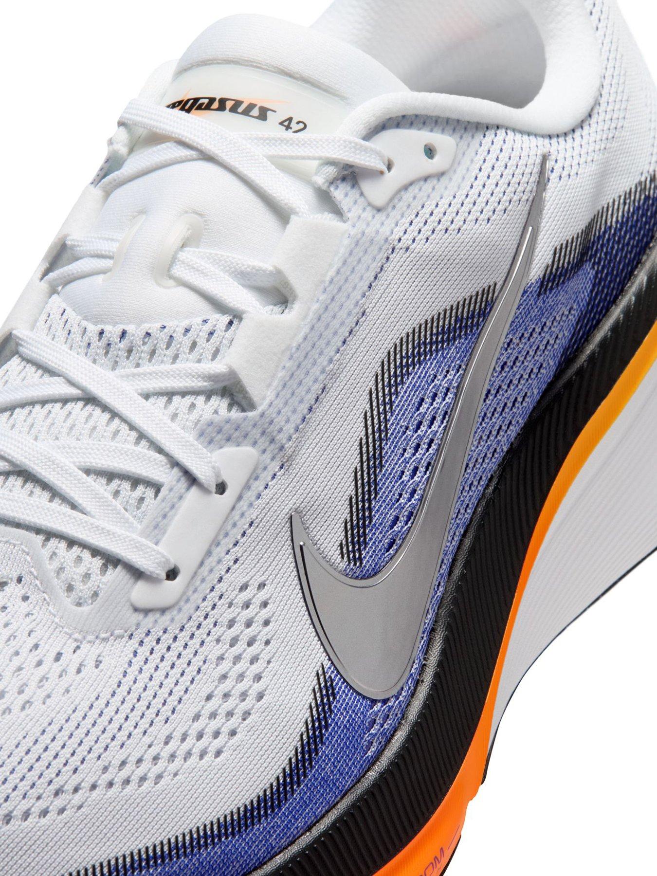 Image 6 of 8 of Nike Mens Running Pegasus 42 Trainers - White