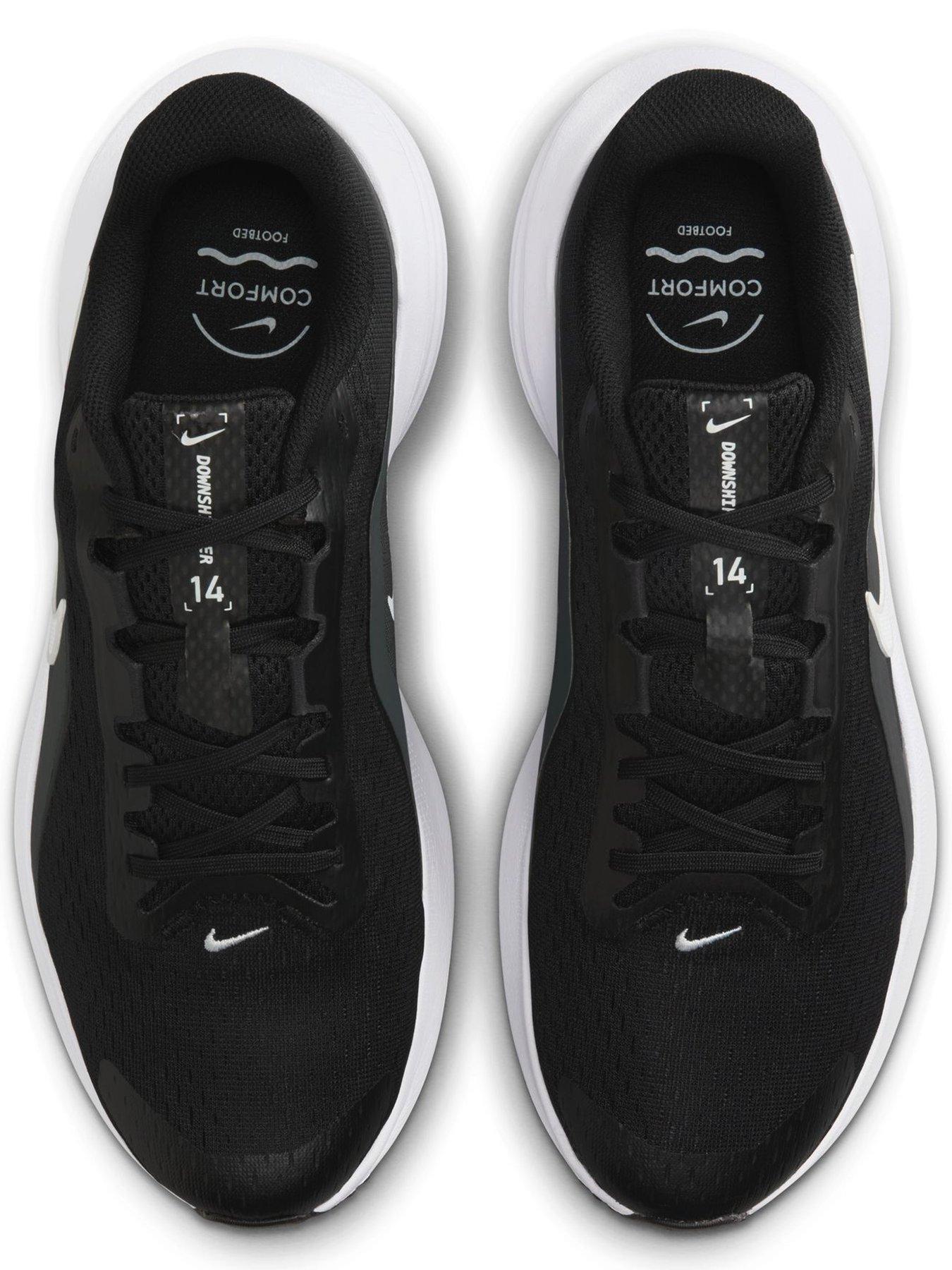 Image 4 of 7 of Nike Mens Running Downshifter 14 Trainers - Black
