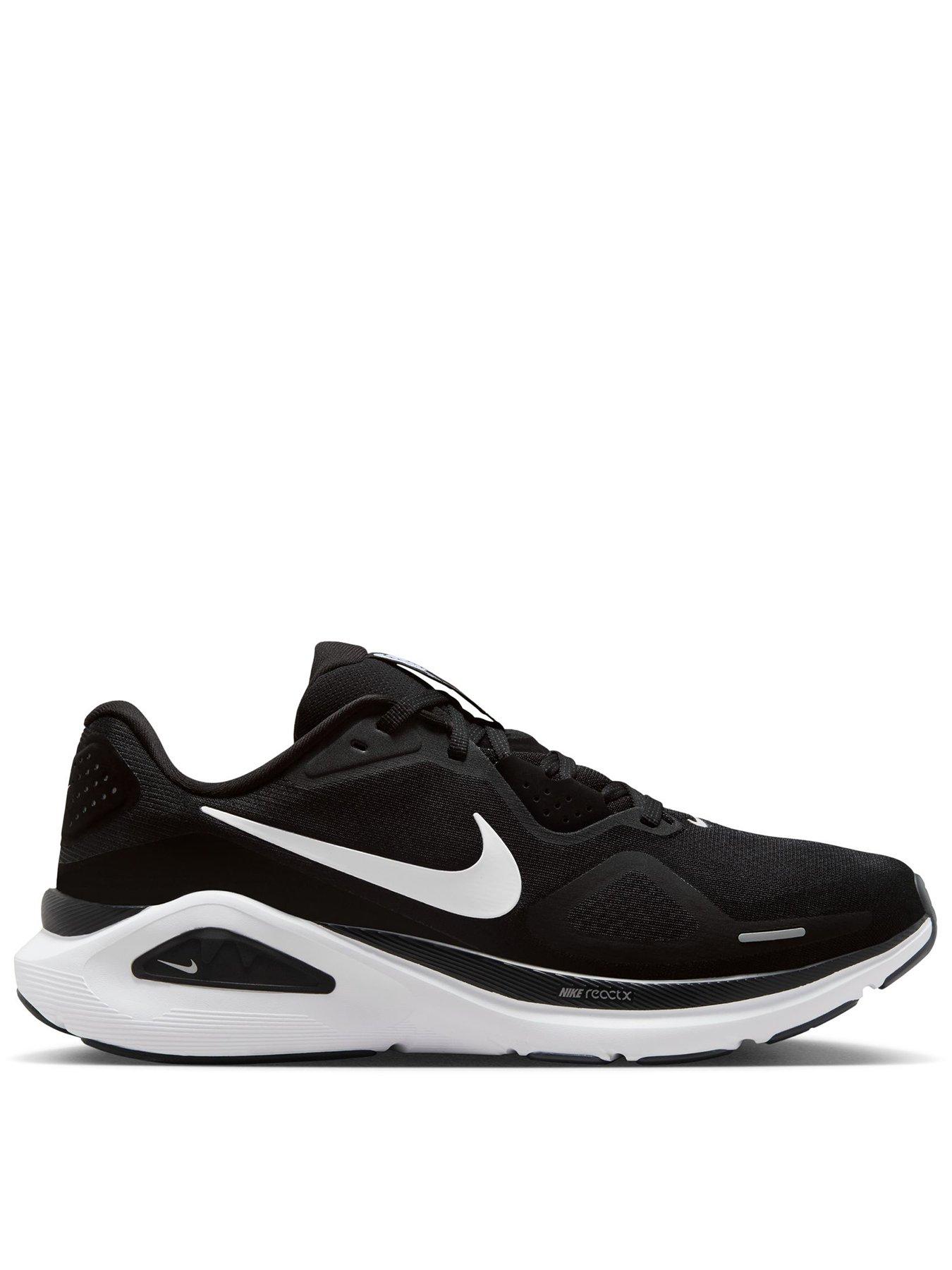  image of nike-mens-running-structure-26-trainers-black