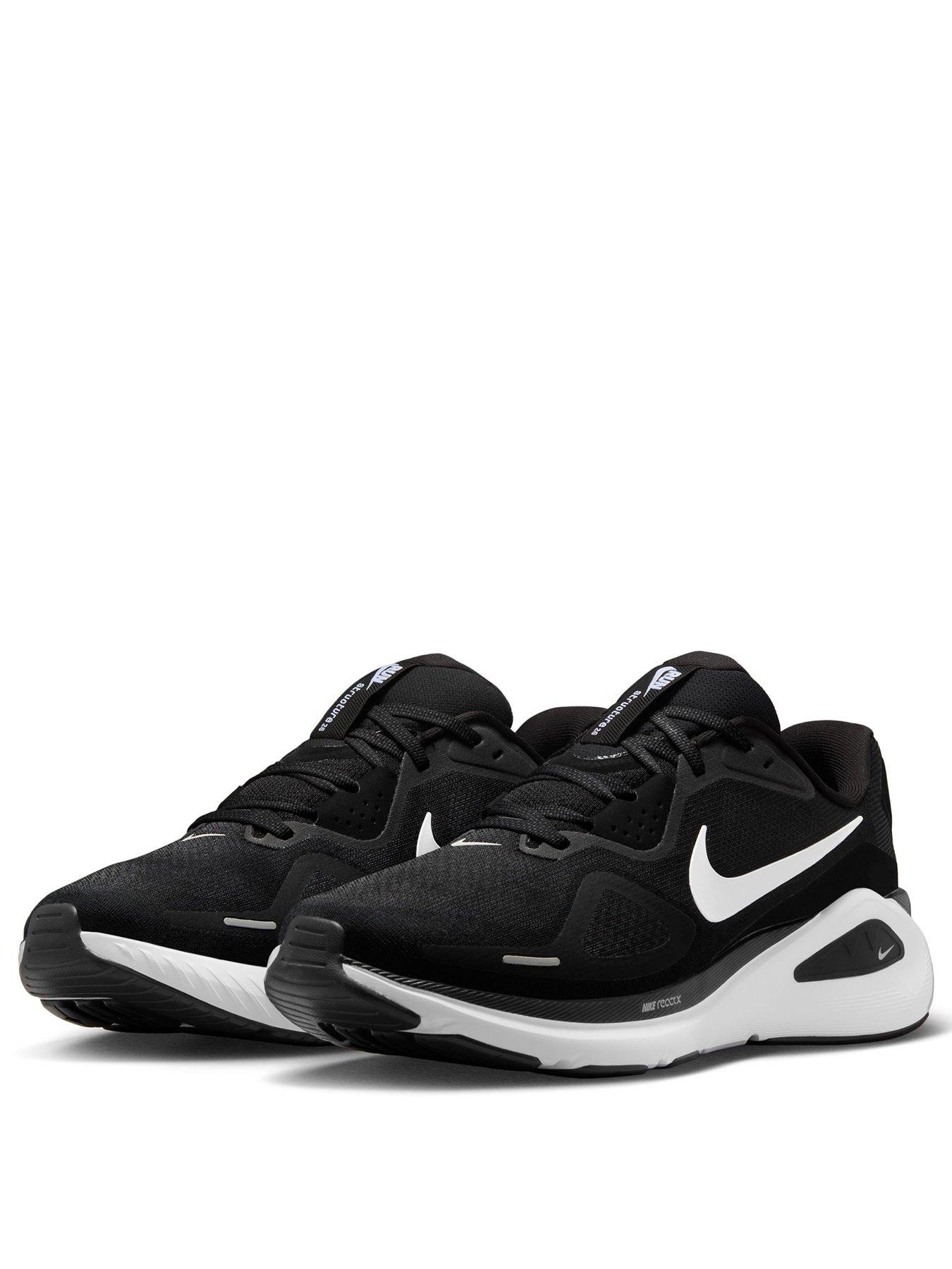  image of nike-mens-running-structure-26-trainers-black