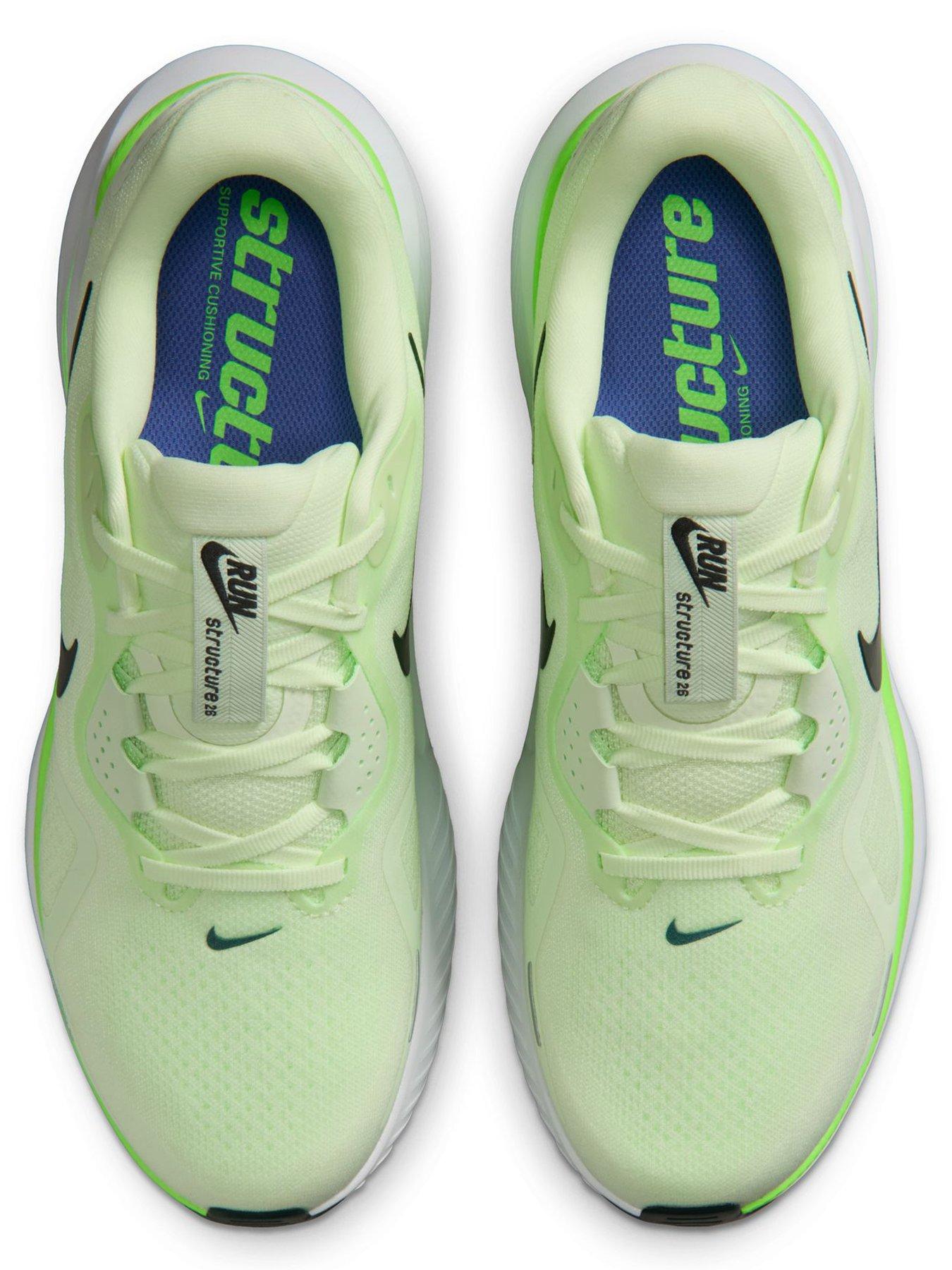  image of nike-mens-running-structure-26-trainers-green